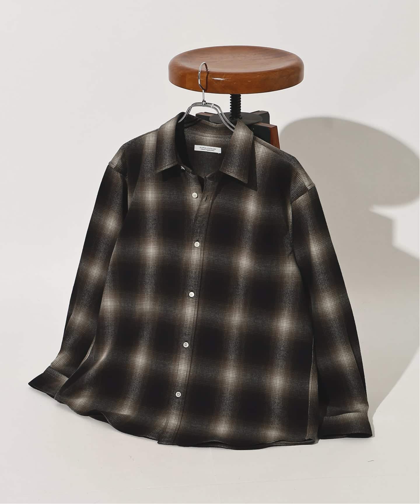 追加予約》オンブレチェック フランネルシャツ（シャツ／ブラウス