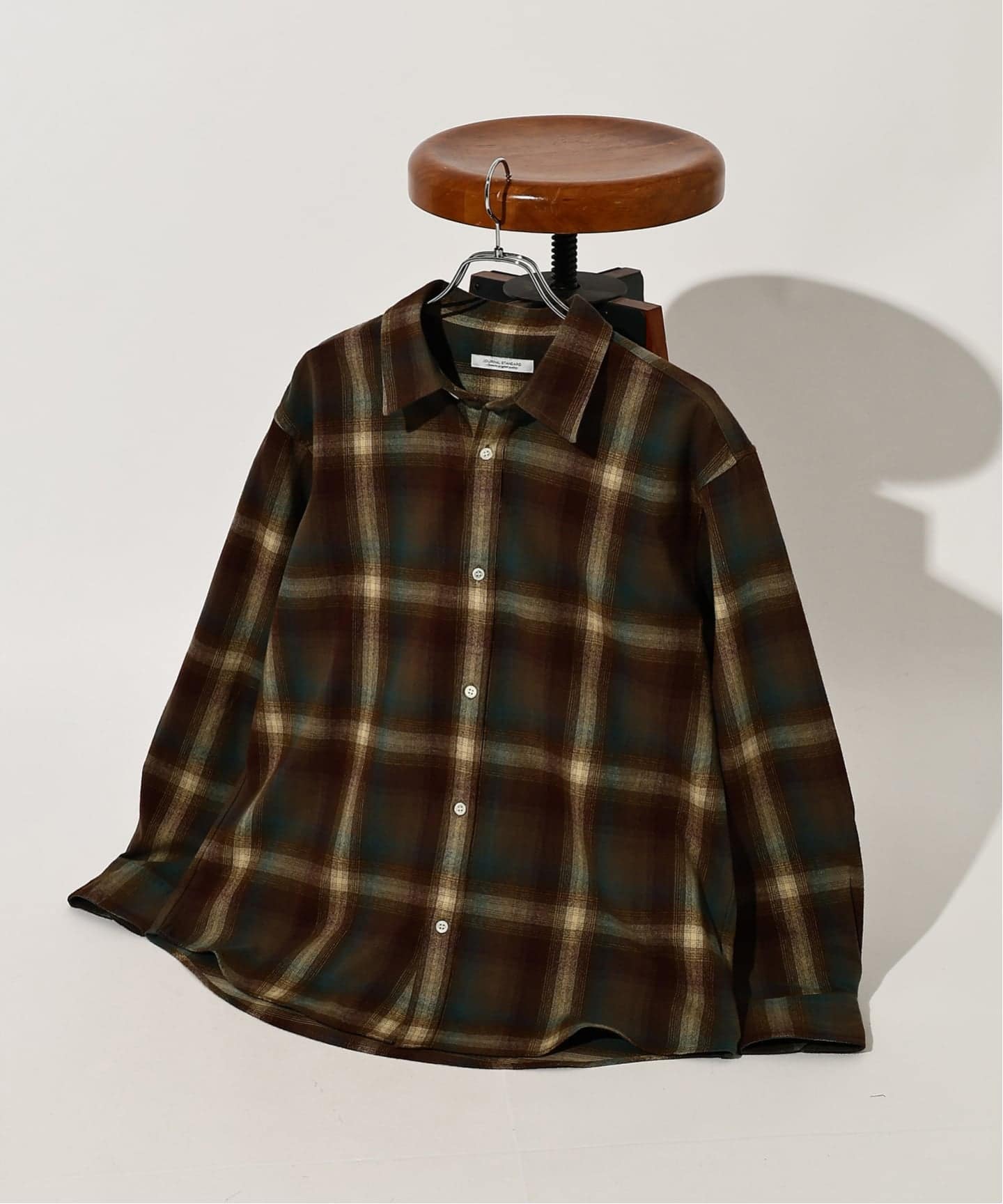 オンブレチェック フランネルシャツ（シャツ／ブラウス）｜JOURNAL