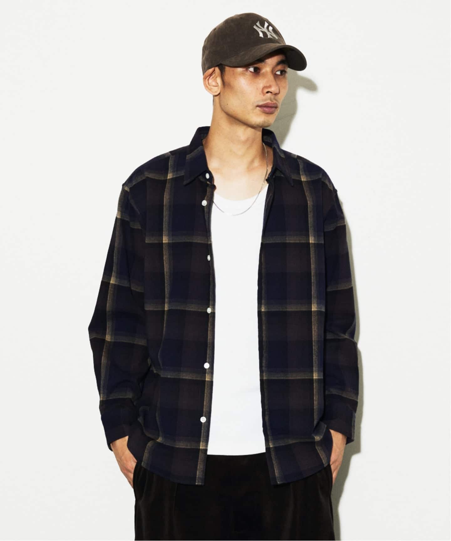 PROJECT /GR チェック柄フランネルシャツ Size：2 PROJECT /GR チェック柄フランネルシャツ Size：2 オンブレチェック