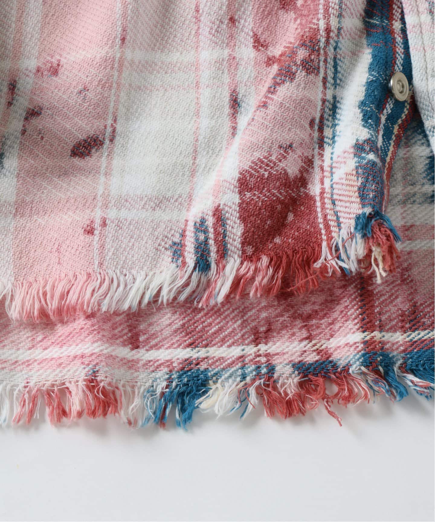 TRISECT2 / ネル ファット クラッシュ チェック シャツ（シャツ