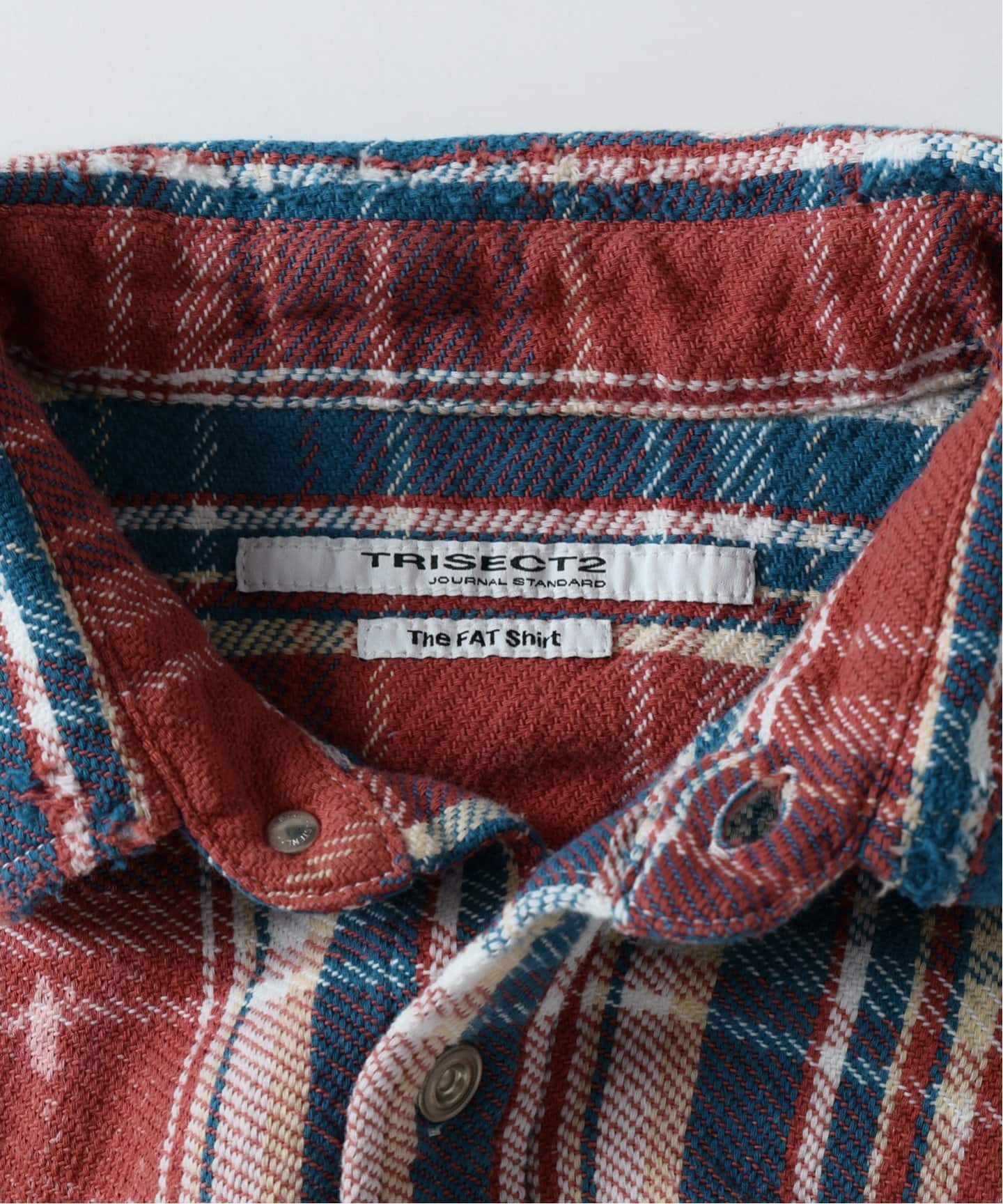TRISECT2 / ネル ファット クラッシュ チェック シャツ（シャツ