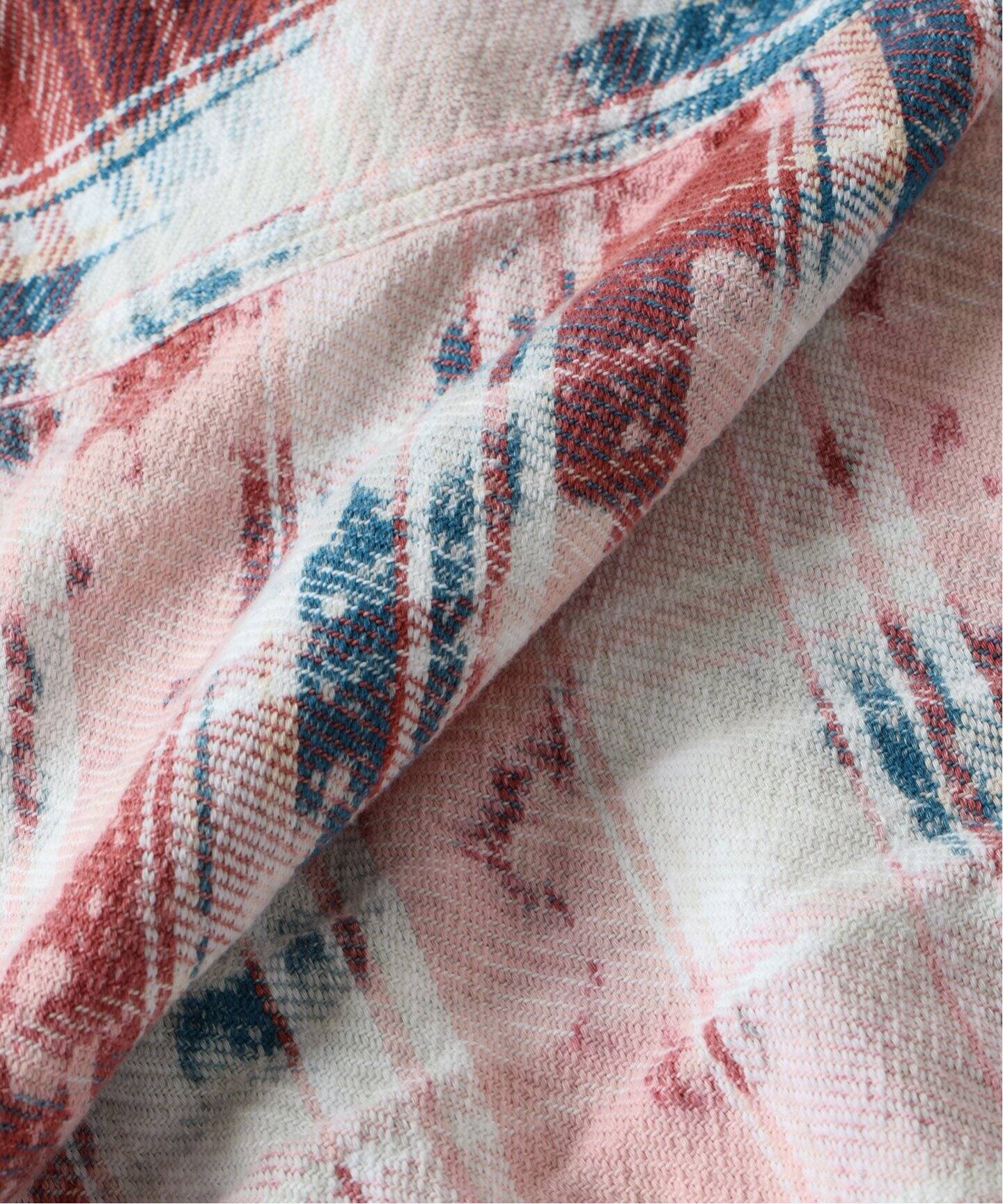 TRISECT2 / ネル ファット クラッシュ チェック シャツ（シャツ