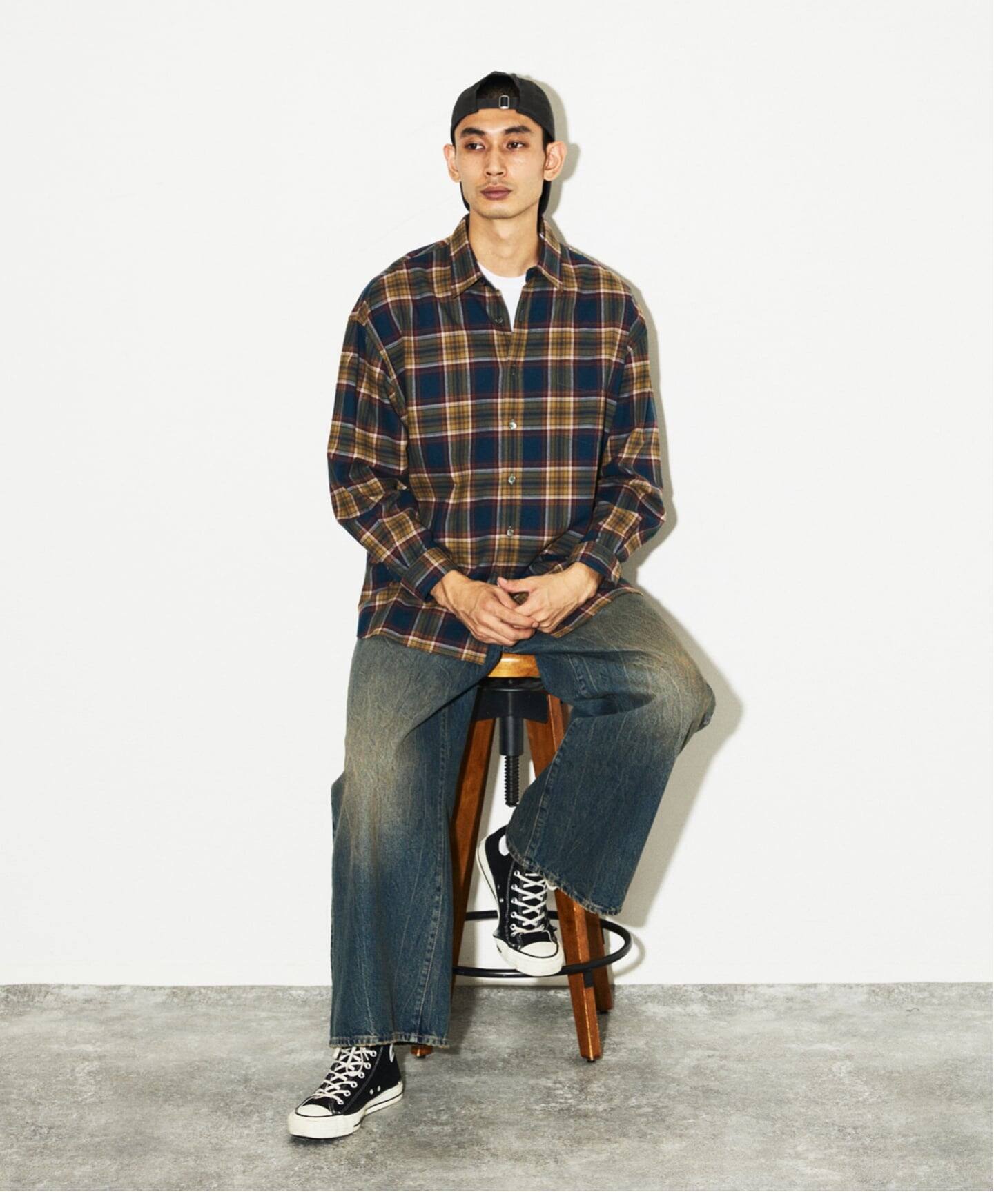 STILL AUTHENTIC / スティルオーセンティック ネル レギュラーカラー