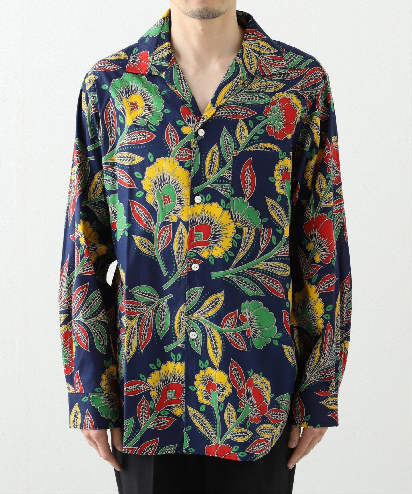 NEEDLES / ニードルズ Italian Collar Shirt - Printed(シャツ NEEDLES / ニードルズ Italian Collar Shirt - Printed(シャツ