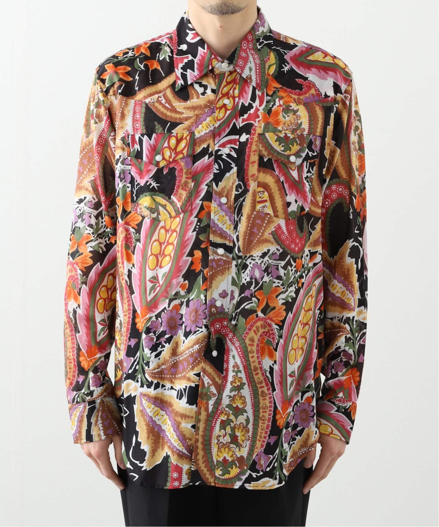 NEEDLES / ニードルズ Western Shirt - Printed Cotton L