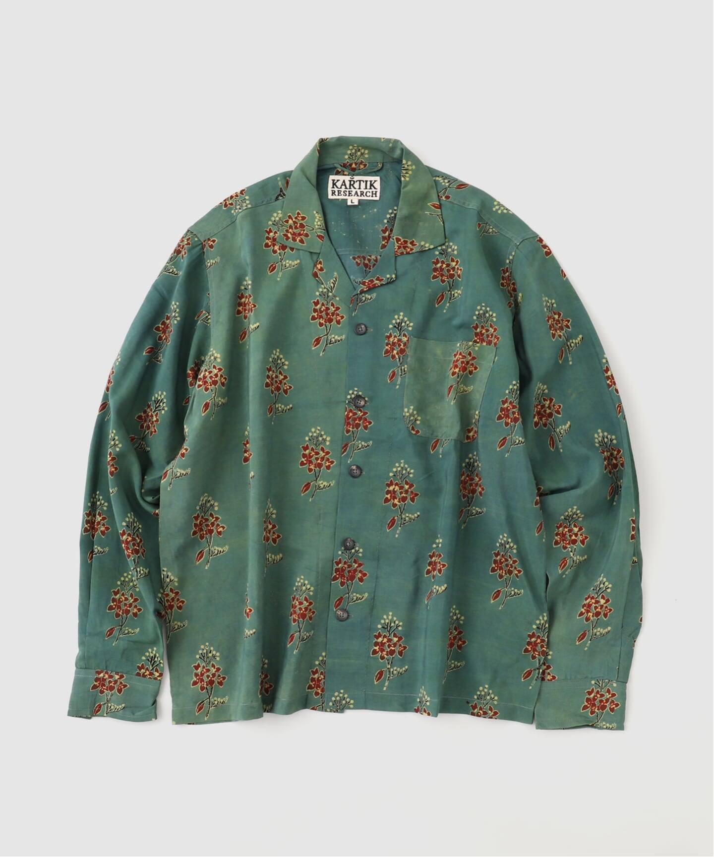 KARTIK RESEARCH カルティック リサーチ Camp Collar Shirt（シャツ