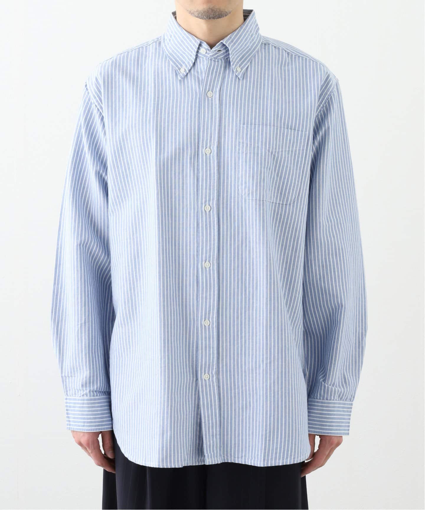 ワイズ　リネン　ボタンダウンシャツ　ブラウス WYTHE / ワイス OXFORD CLOTH BUTTON DOWN（シャツ／ブラウス