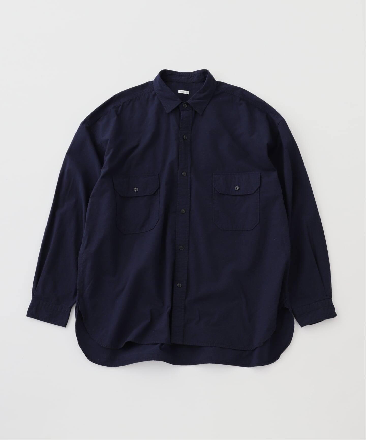 SANMONT コットンシルクネップ ワークシャツ（シャツ／ブラウス