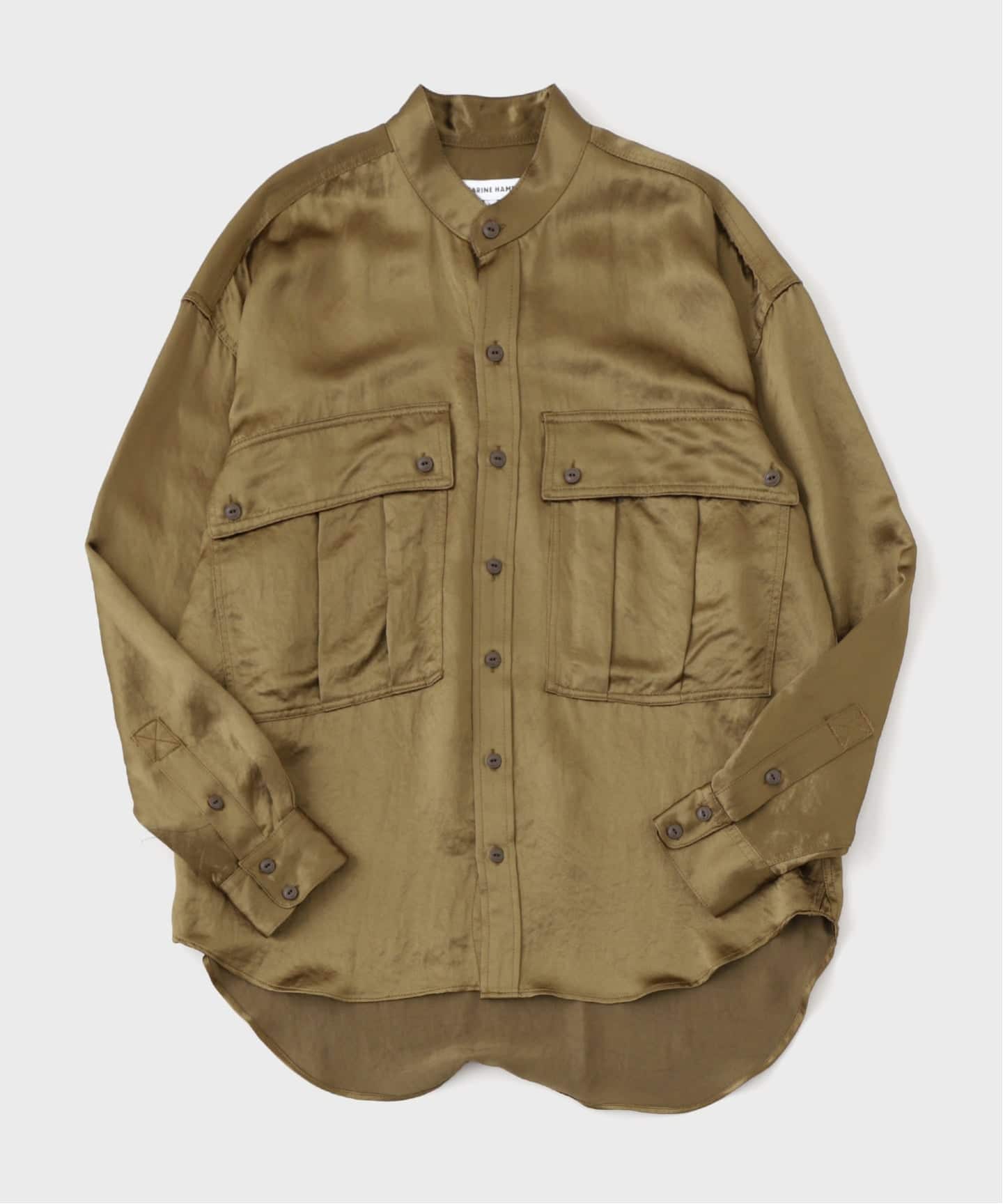KATHARINE HAMNETT / キャサリン ハムネット ACETATE PARACHUTE SHIRT