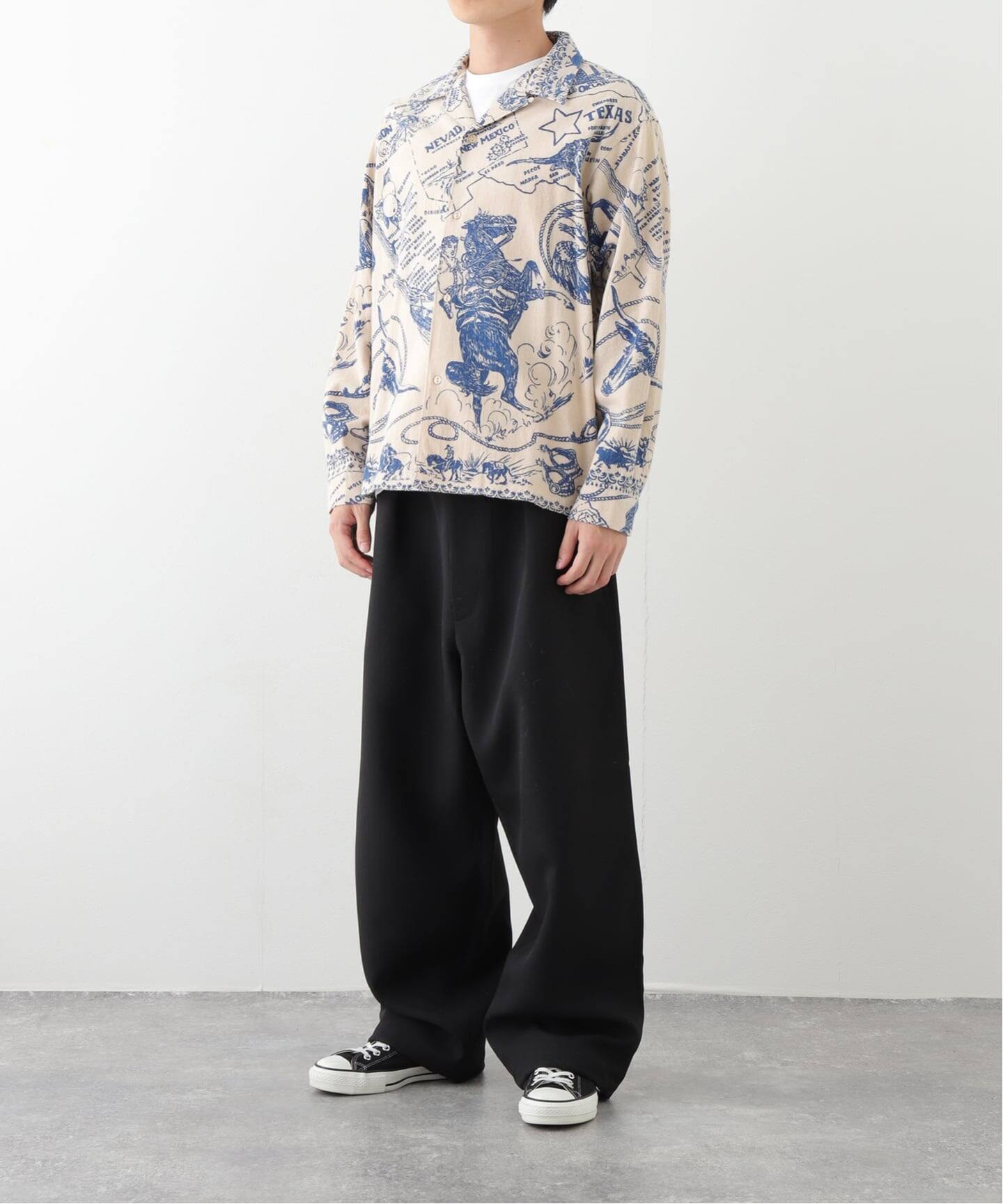 BINDU / ビンドゥー 別注 フランネル パターン シャツ（シャツ