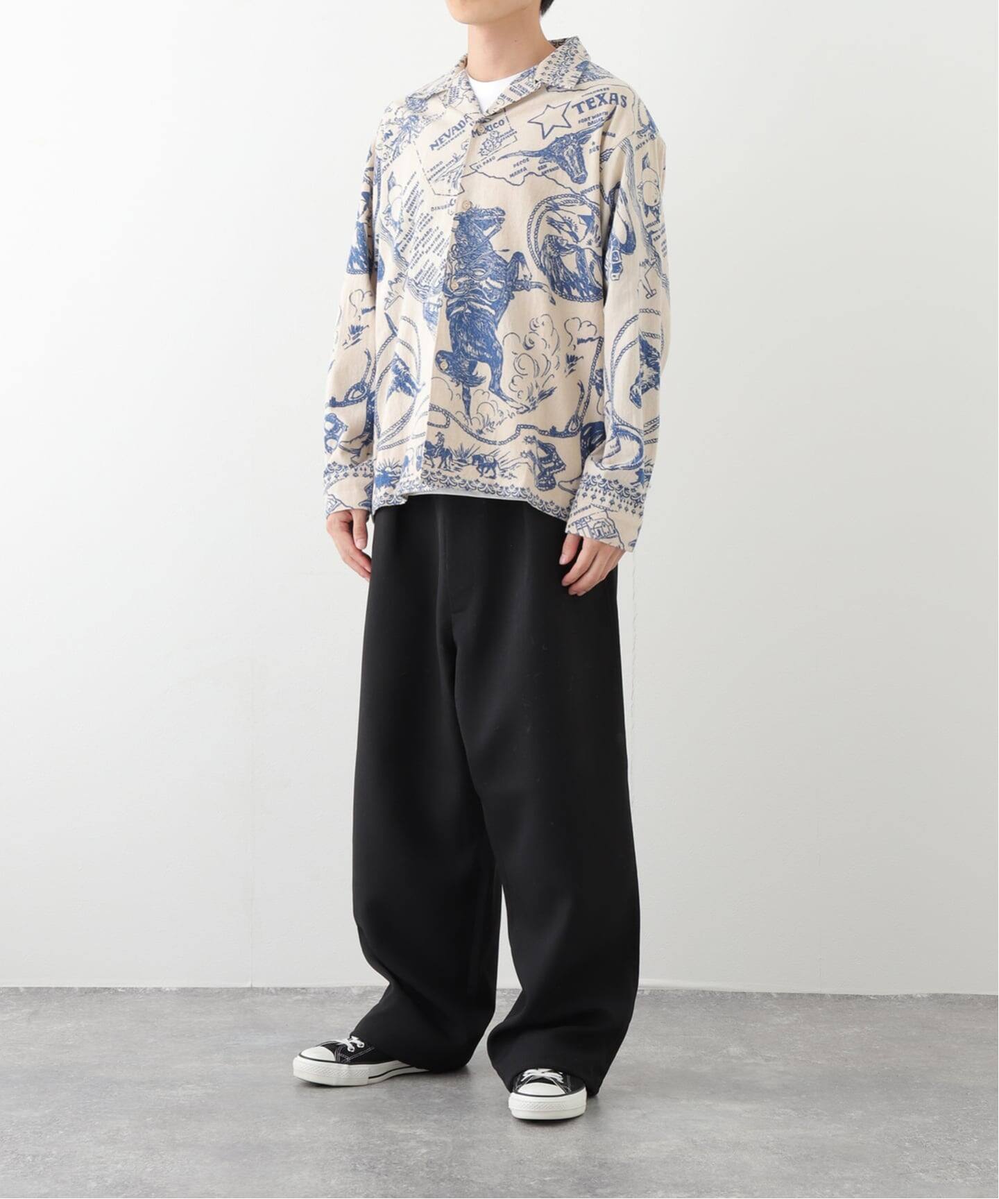 BINDU / ビンドゥー 別注 フランネル パターン シャツ（シャツ