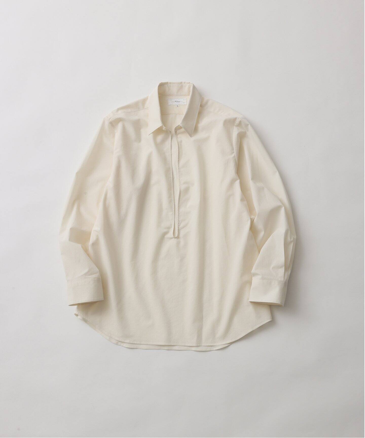 FOLL/フォル】cotton wool skipper shirt（シャツ／ブラウス 