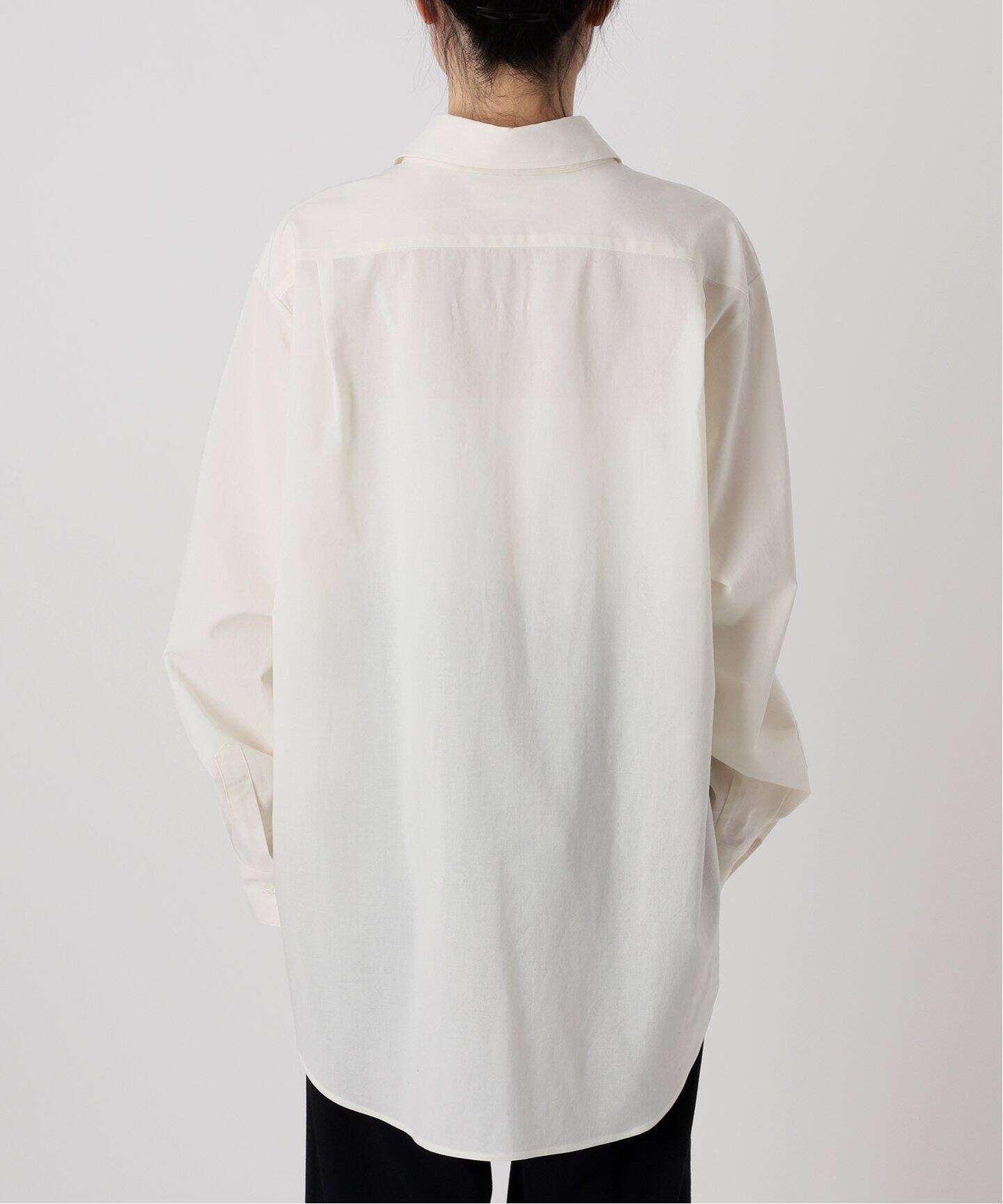 FOLL/フォル】cotton wool skipper shirt（シャツ／ブラウス