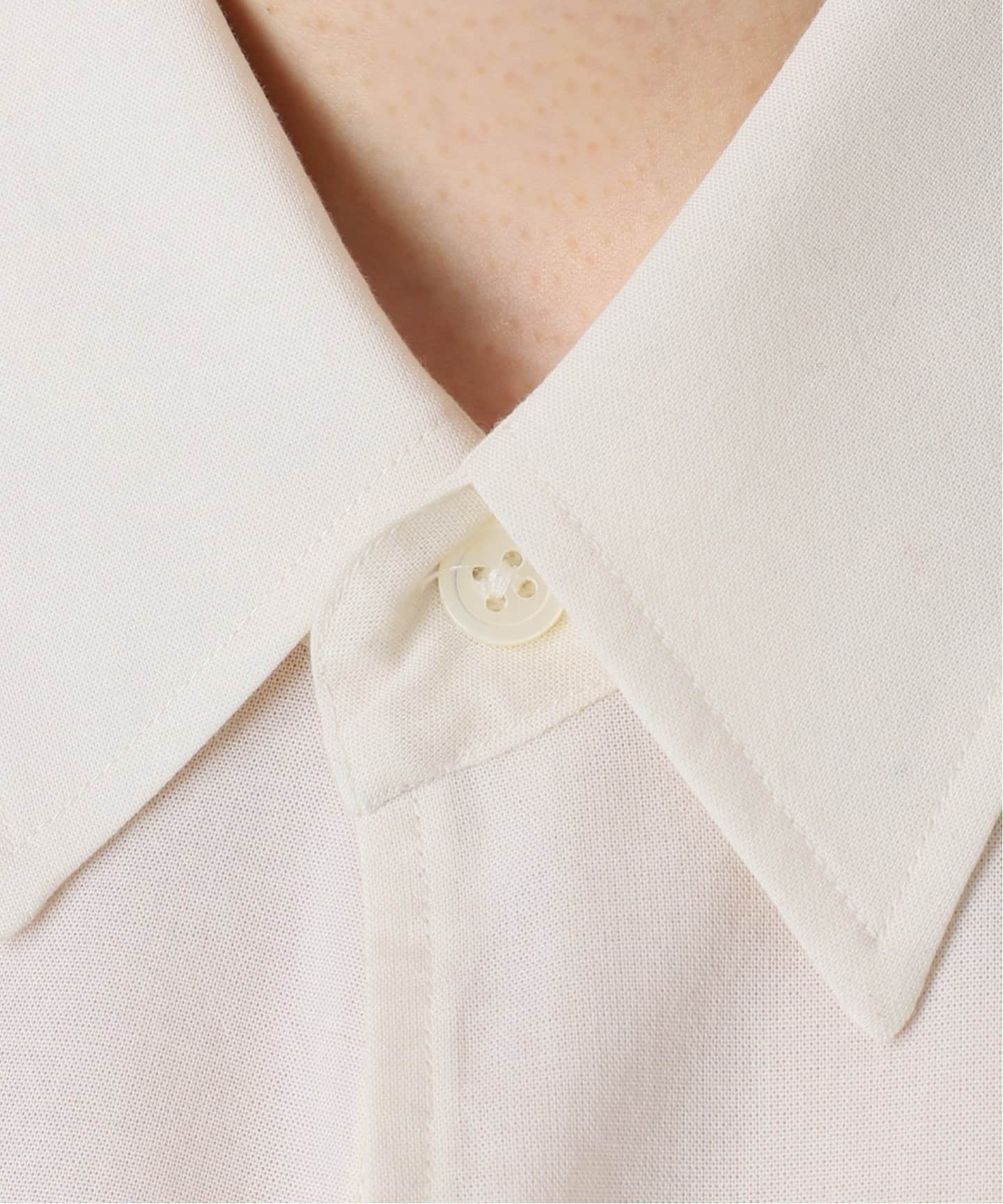 FOLL/フォル】cotton wool skipper shirt（シャツ／ブラウス