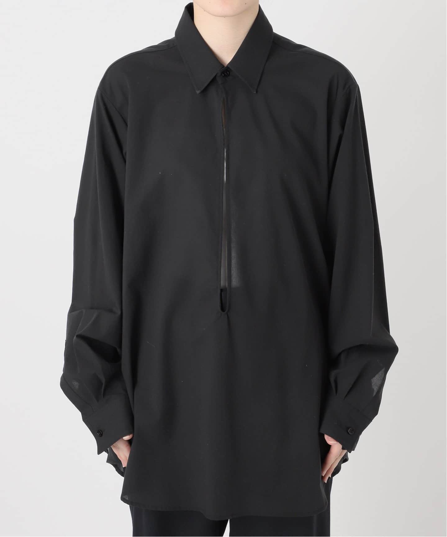 FOLL/フォル】cotton wool skipper shirt（シャツ／ブラウス