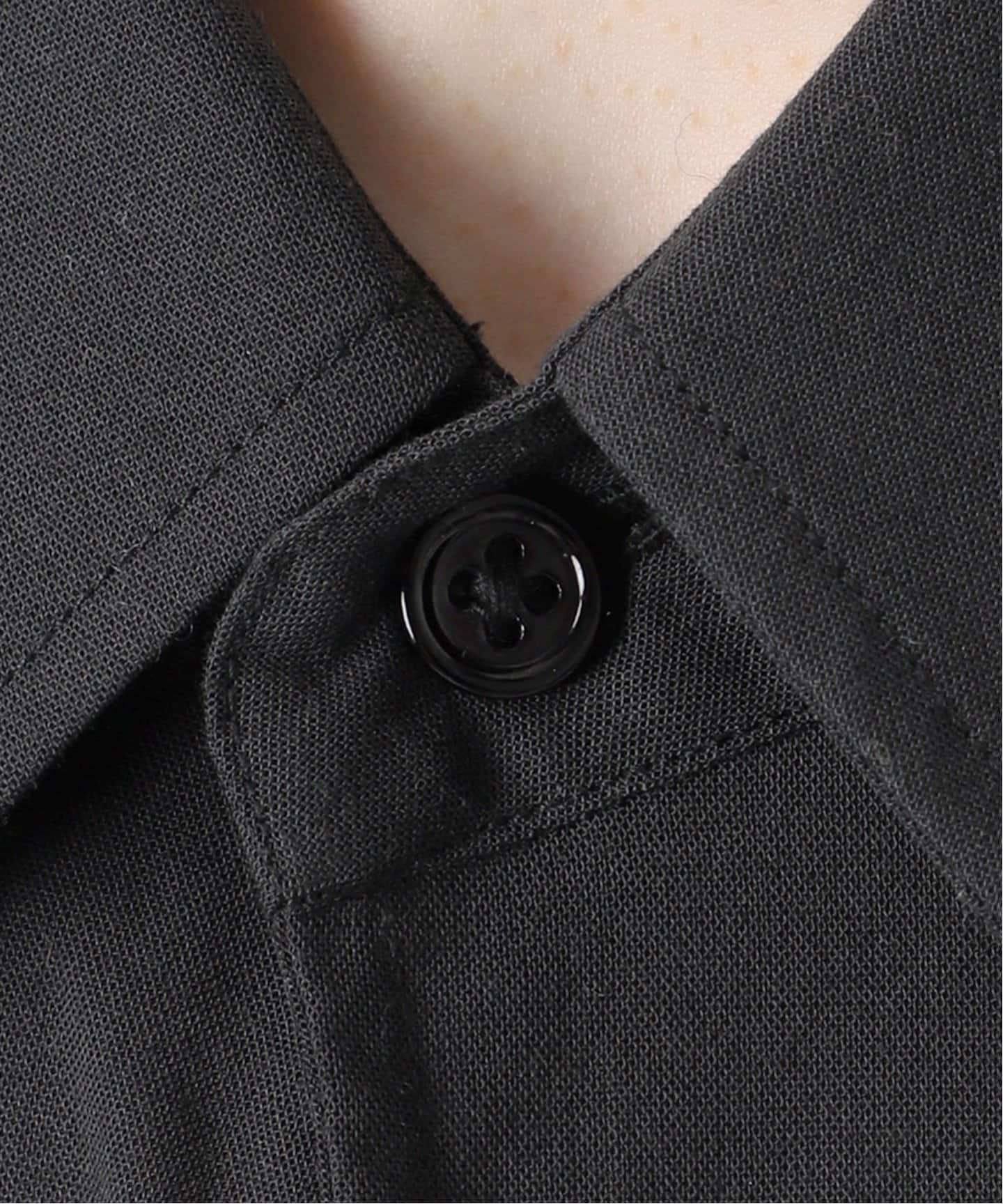 FOLL/フォル】cotton wool skipper shirt（シャツ／ブラウス