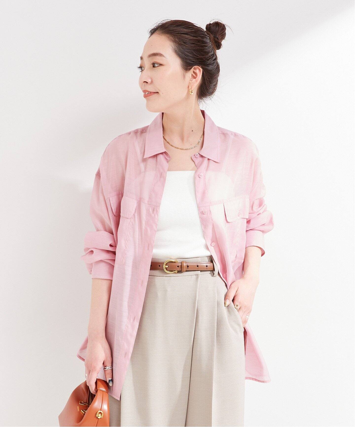 手洗い可 / シアーパチポケシャツ（シャツ／ブラウス）｜B.C STOCK