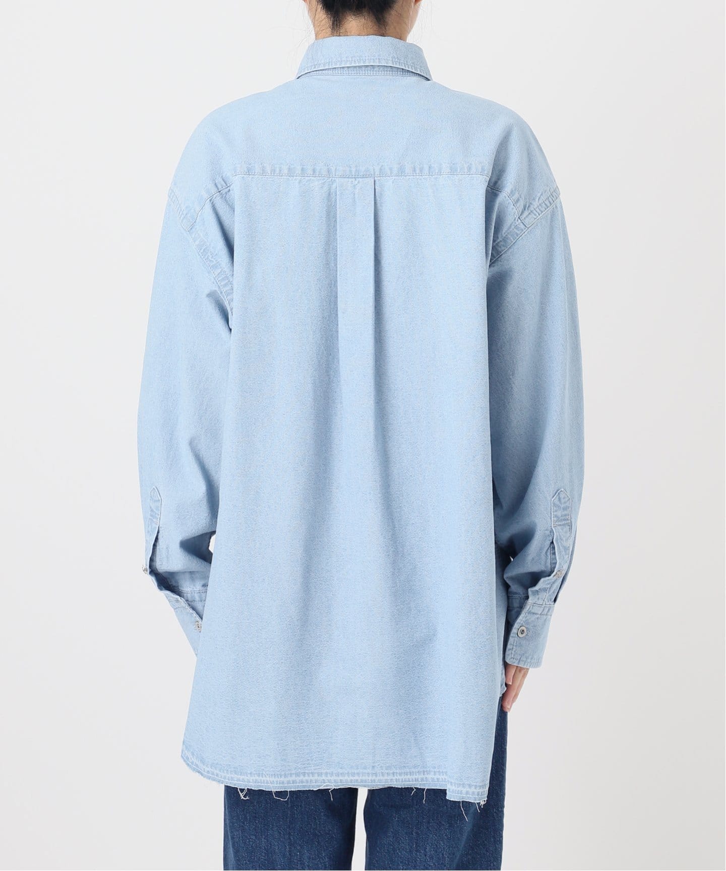 ウォッシャブル / DU JOUR/デュ ジュール JEAN ZIP POCKET SHIRT