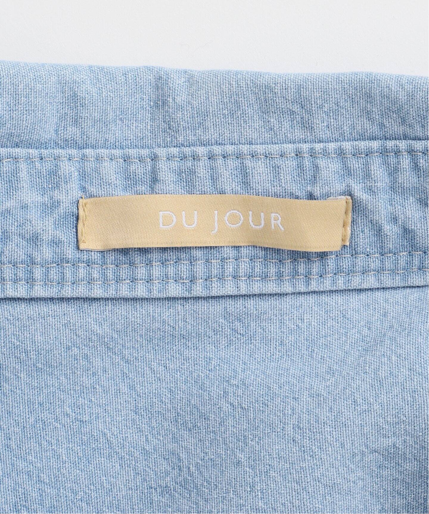 ウォッシャブル / DU JOUR/デュ ジュール JEAN ZIP POCKET SHIRT