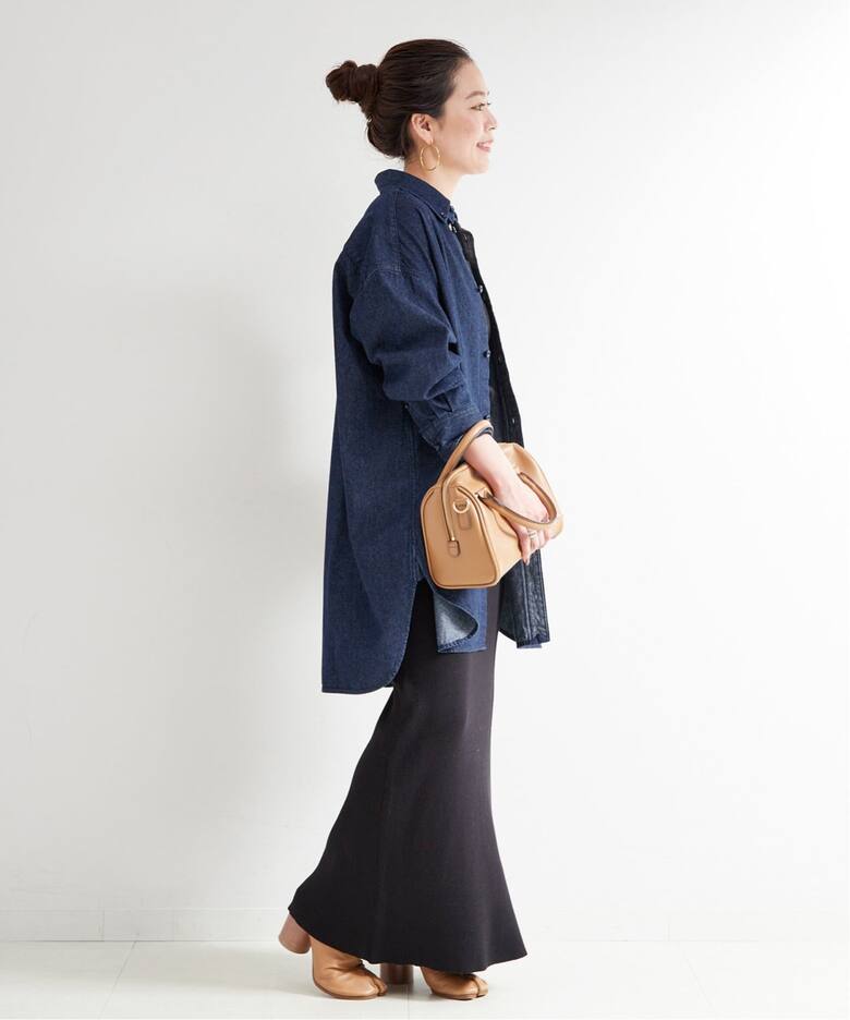 ウォッシャブル / DU JOUR/デュ ジュール NEW JEAN BD SHIRT（シャツ 