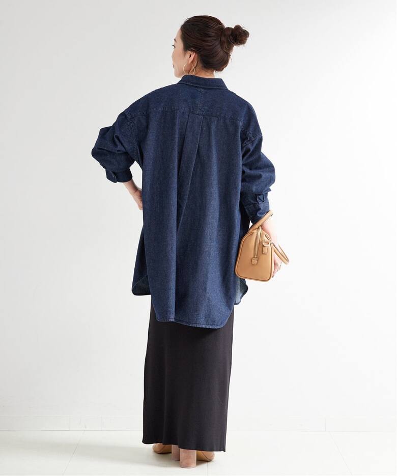 ウォッシャブル / DU JOUR/デュ ジュール NEW JEAN BD SHIRT（シャツ 