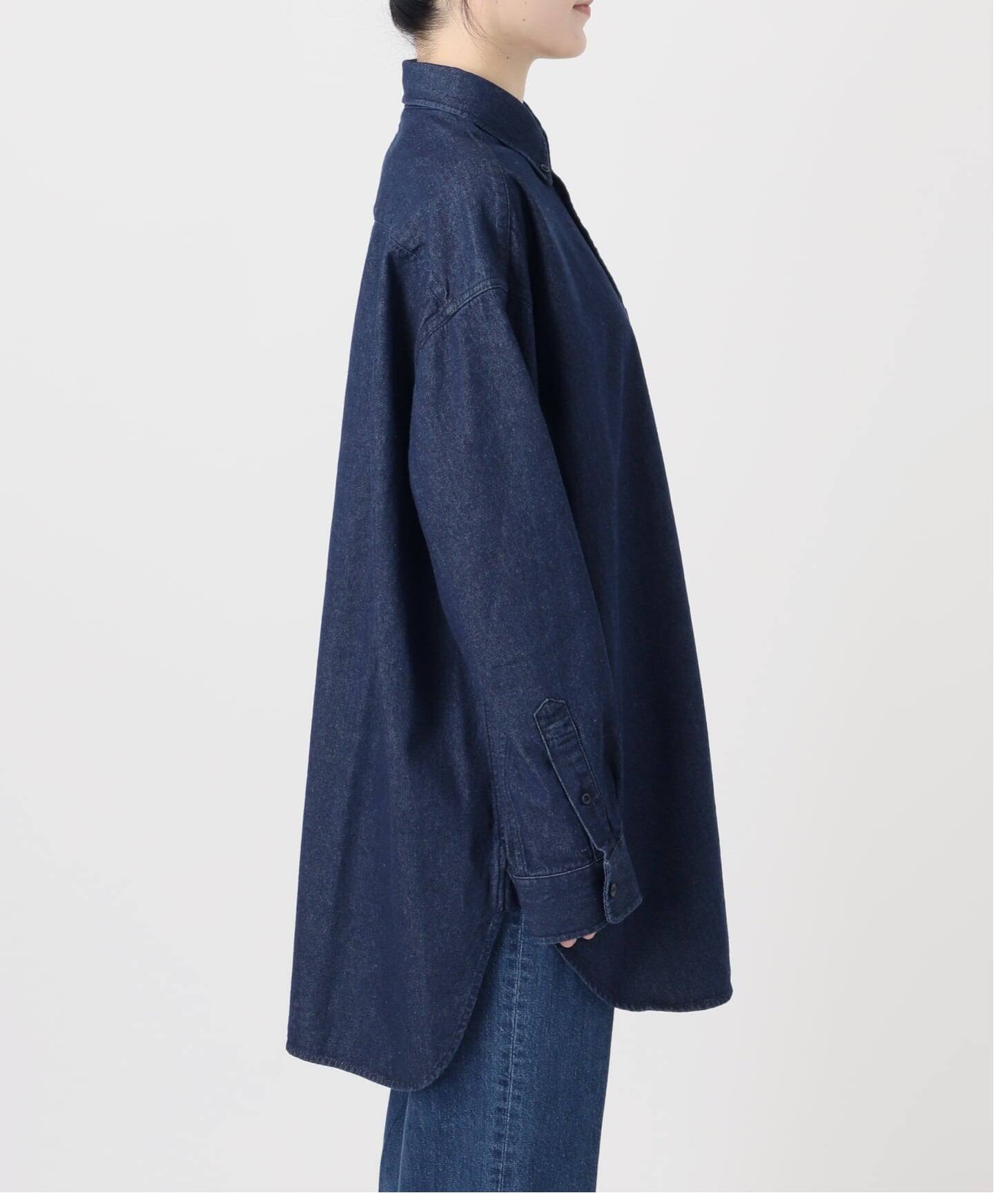 【ネイビー】ウォッシャブル / DU JOUR/デュ ジュール NEW JEAN BD SHIRT B.C STOCK｜ウォッシャブル / DU JOUR/デュ ジュール NEW JEAN BD
