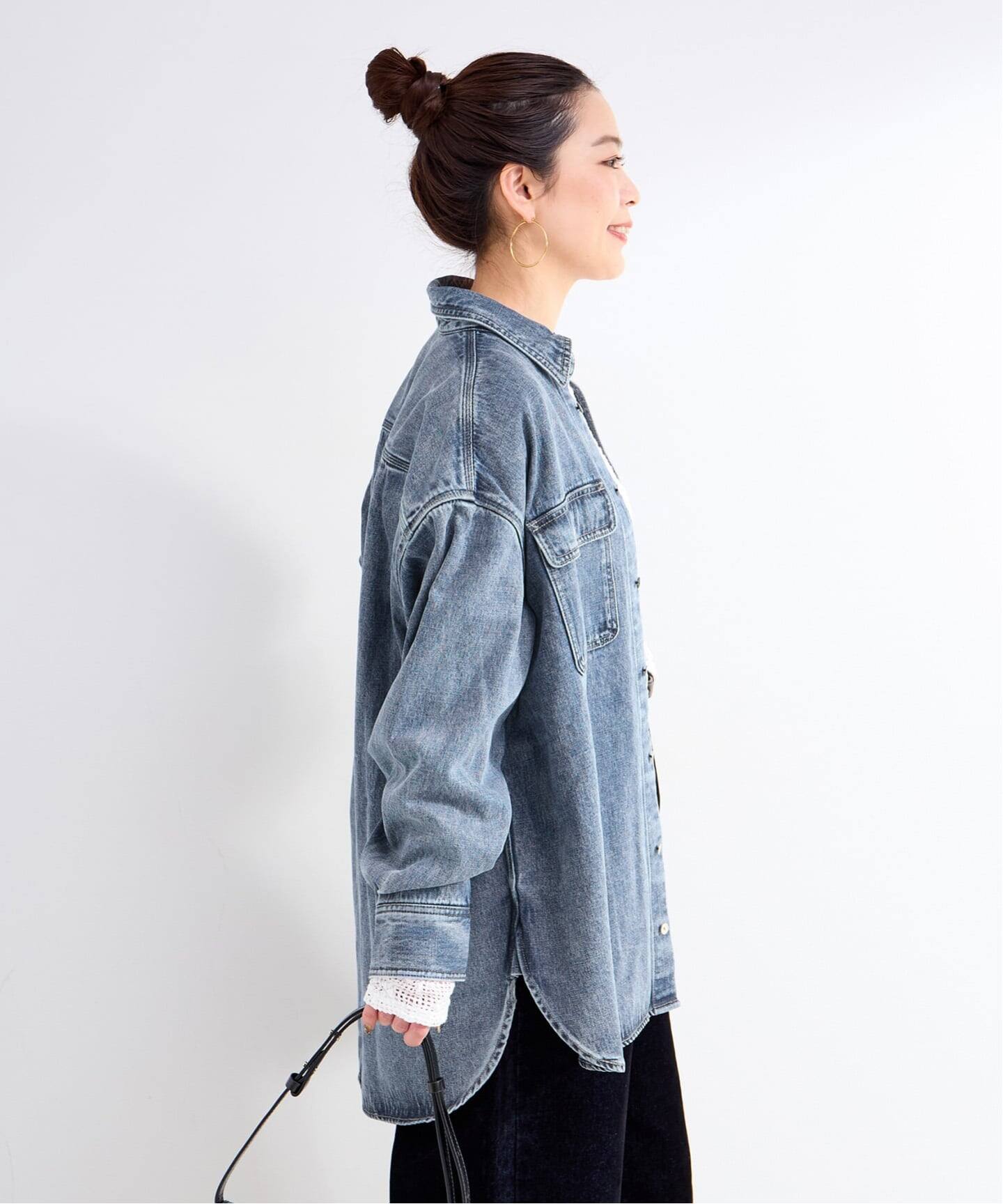 ウォッシャブル / DU JOUR / デュ ジュール JEAN LABOR SHIRT（シャツ