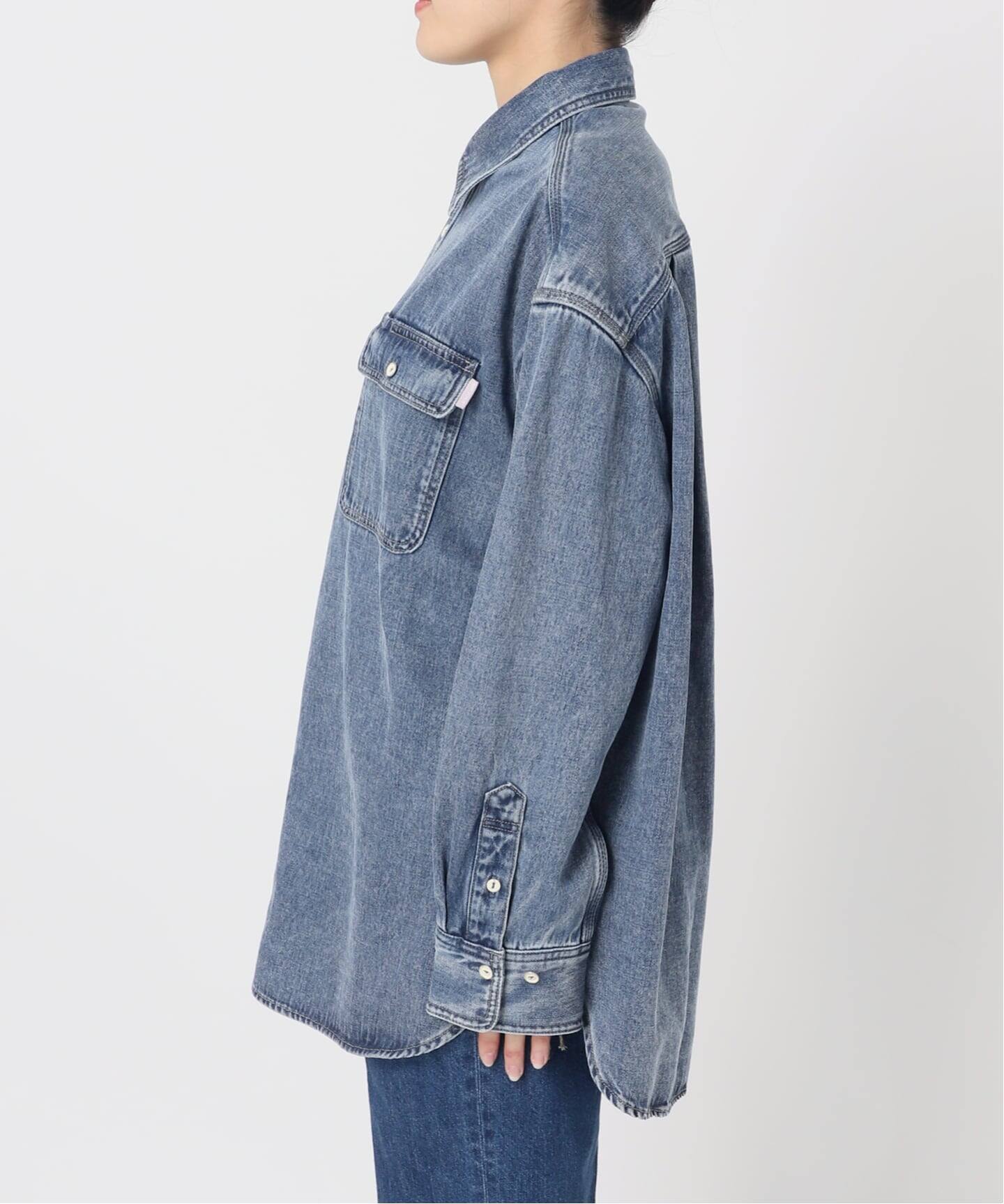 ウォッシャブル / DU JOUR / デュ ジュール JEAN LABOR SHIRT（シャツ