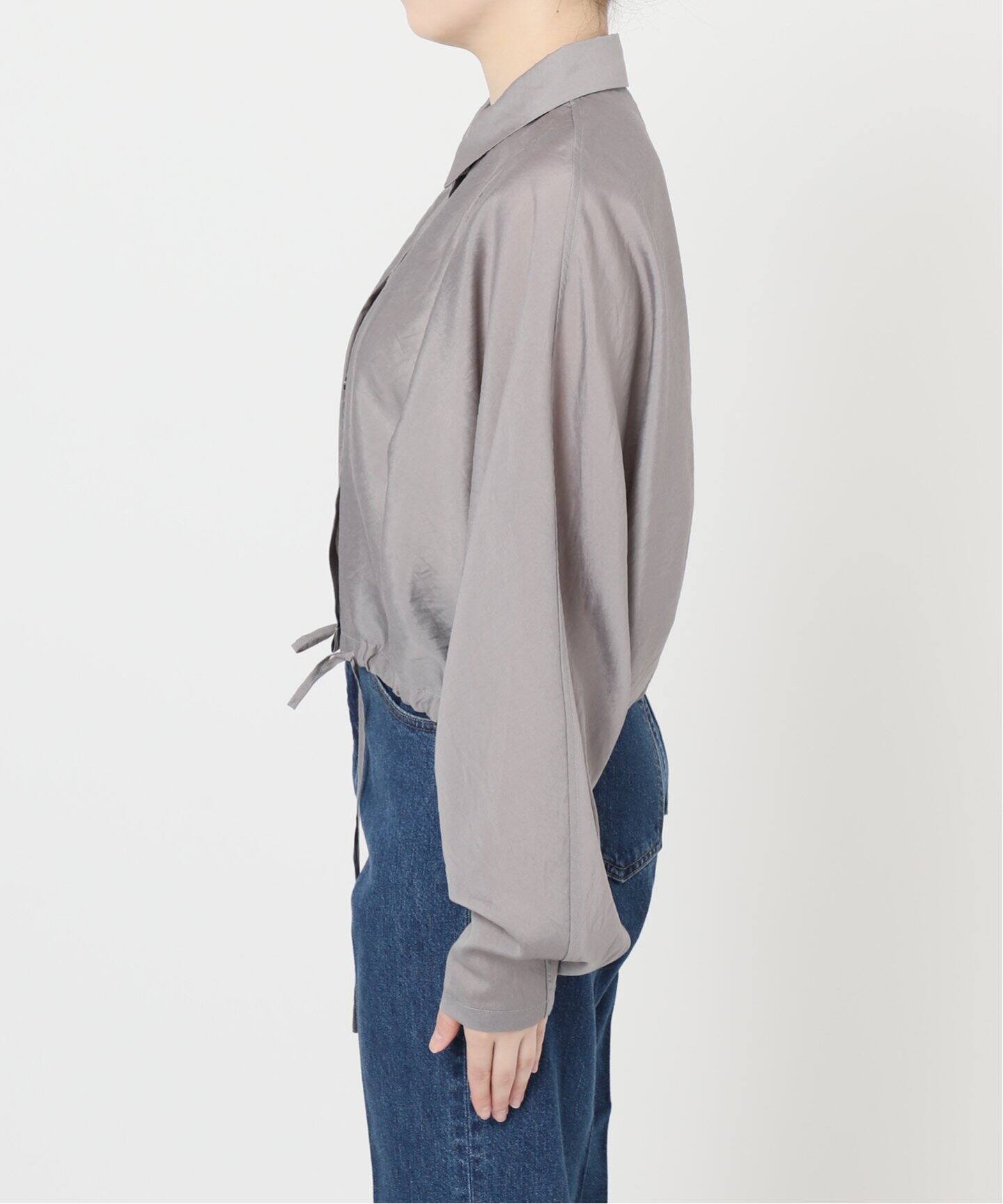 トクコプルミのヴォル　ホワイトプラウスAライン 楽天市場】セルフォード CELFORD Aラインフレアラッフルブラウス