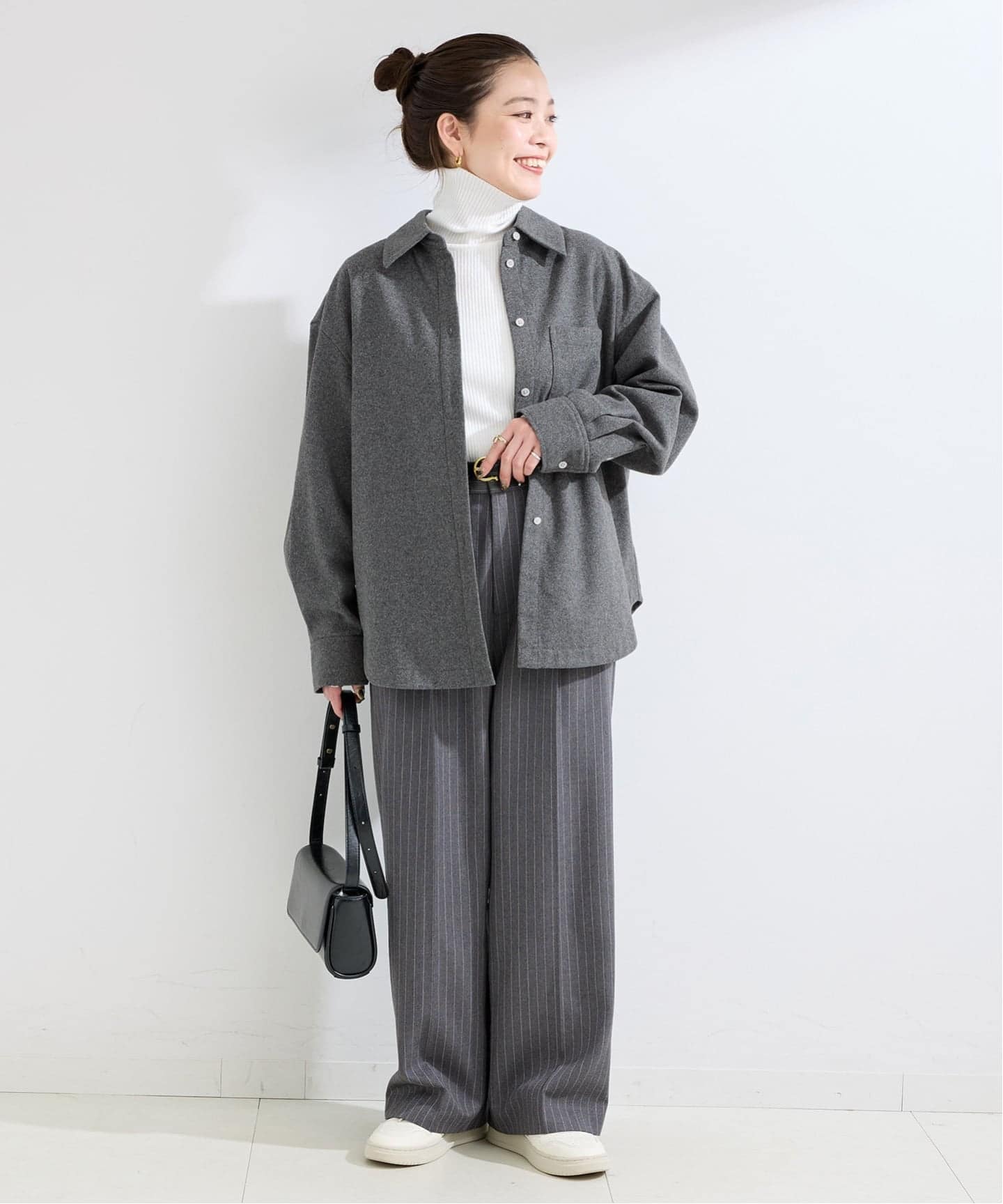 【NEW】ベーセーストック（B．C STOCK）/手洗い可 / フラノレイヤードライクシャツ 手洗い可 / フラノレイヤードライクシャツ（シャツ／ブラウス）｜B.C