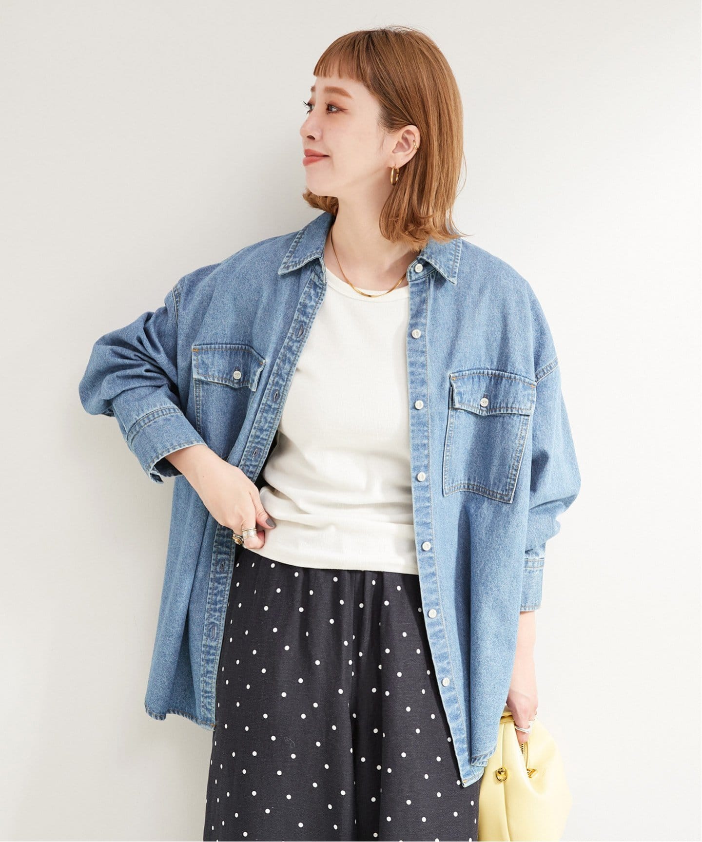 B.C STOCK【WEB限定】デニムワーカーシャツ B.C STOCK（ベーセーストック）の「《追加2》【WEB限定】デニム