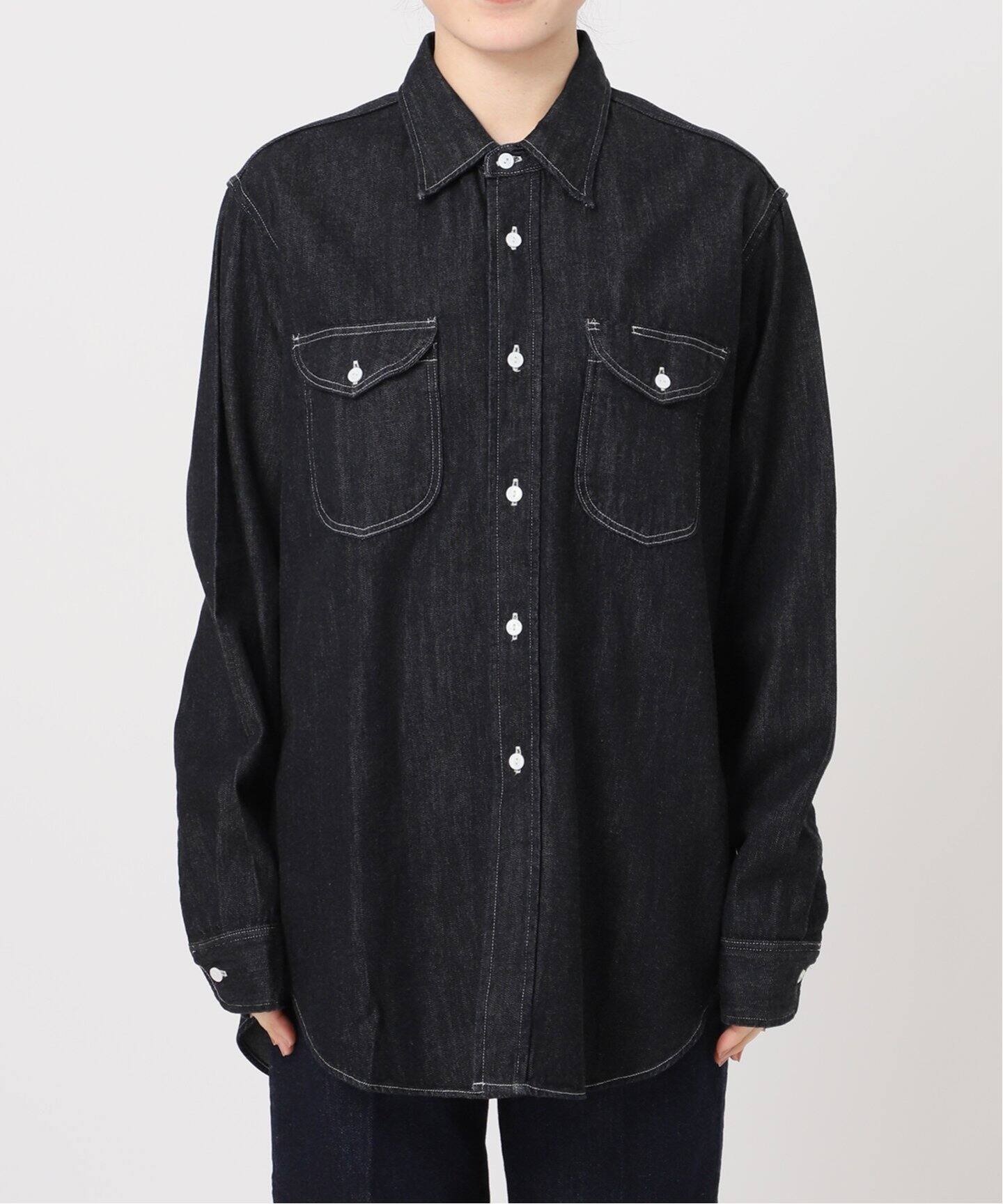 knosis ワークシャツ ブラックL BLACK BLARE FEST ブレア knosis ワークシャツ ブラックL BLACK BLARE FEST ブレア Knosis