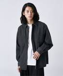 ソフトデニム オーバーシャツ