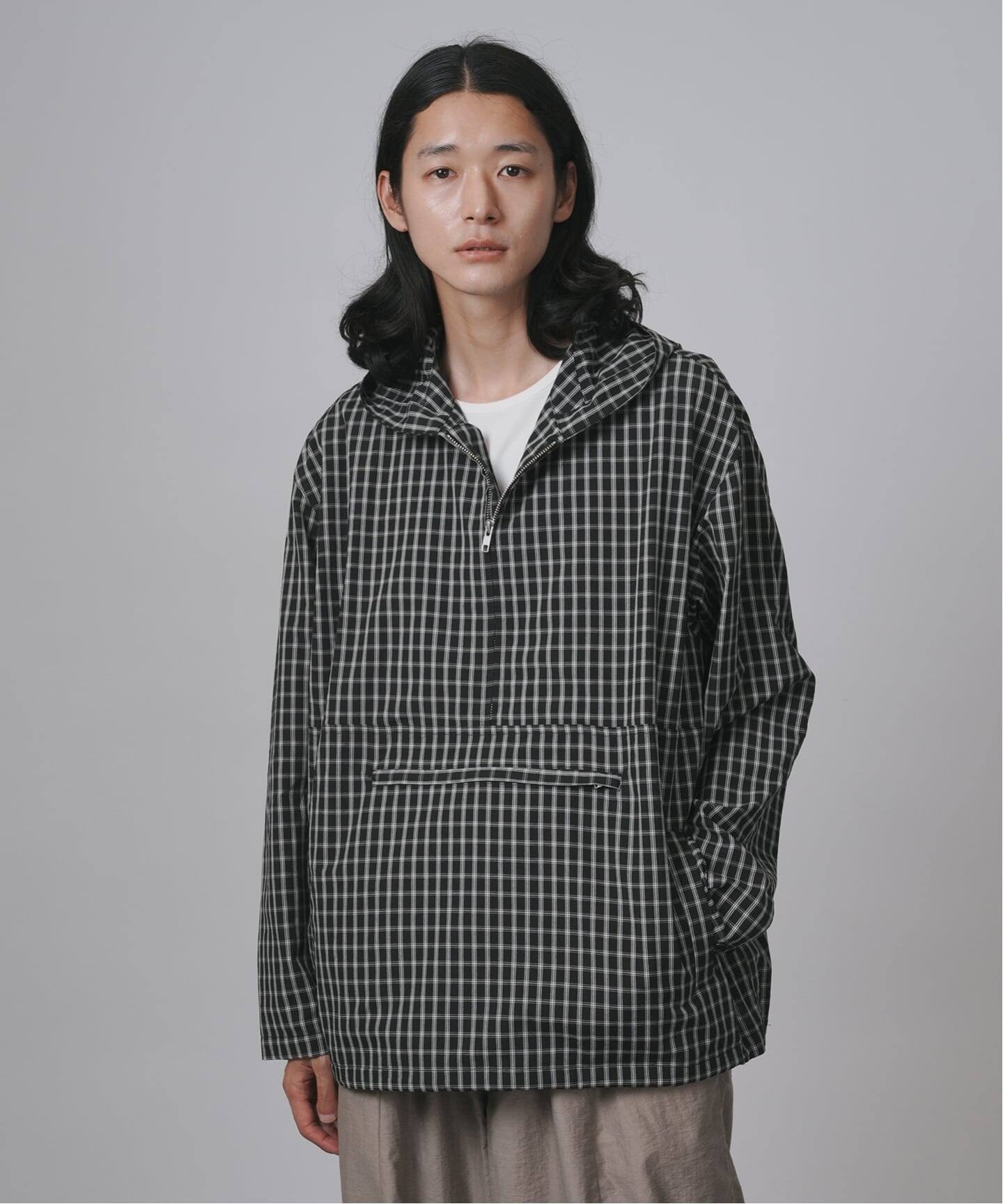 ミニチェック柄 アノラックシャツ（シャツ／ブラウス）｜B.C STOCK 