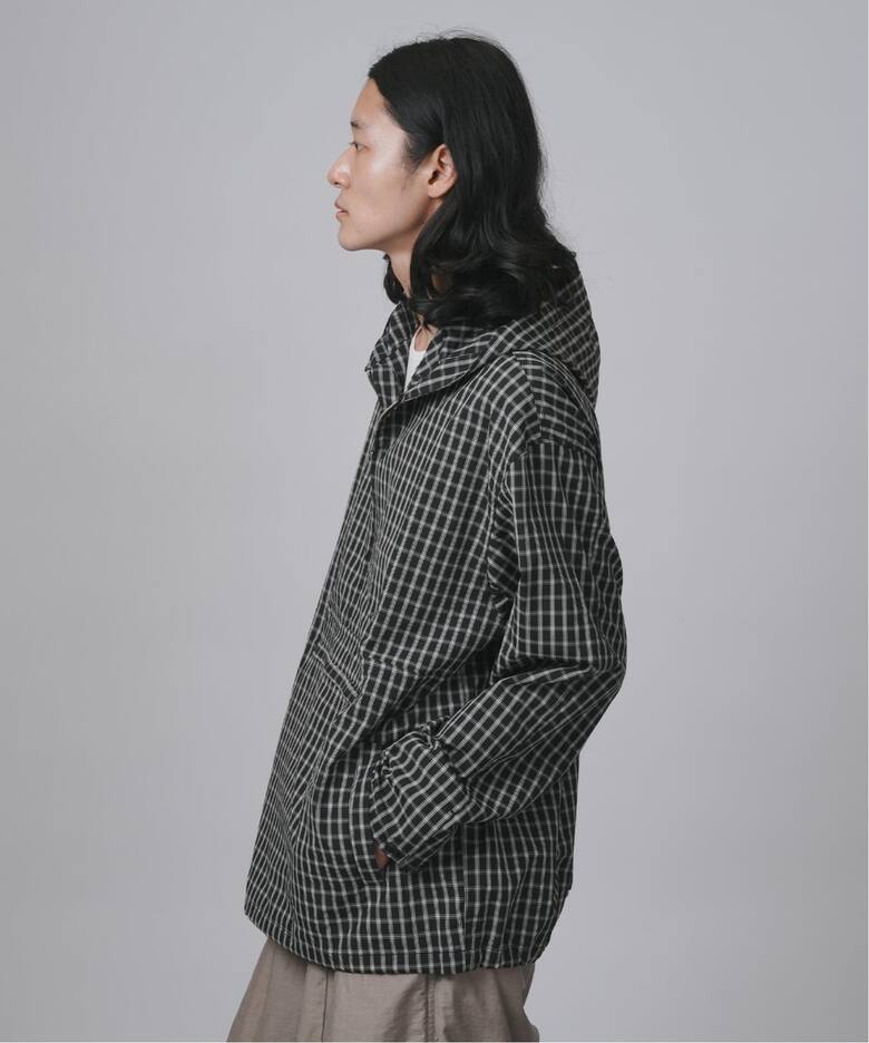 ミニチェック柄 アノラックシャツ（シャツ／ブラウス）｜B.C STOCK 