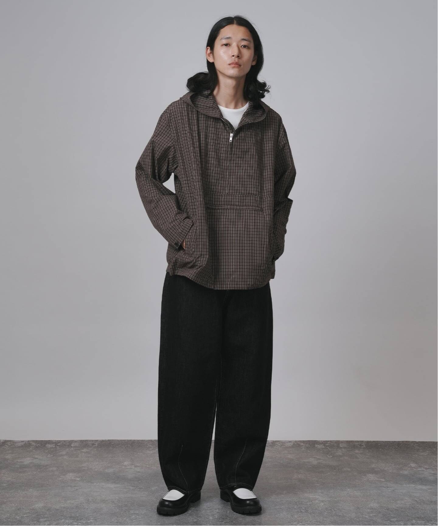 ミニチェック柄 アノラックシャツ（シャツ／ブラウス）｜B.C STOCK