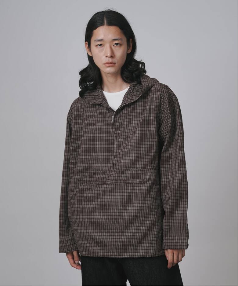 ミニチェック柄 アノラックシャツ（シャツ／ブラウス）｜B.C STOCK 