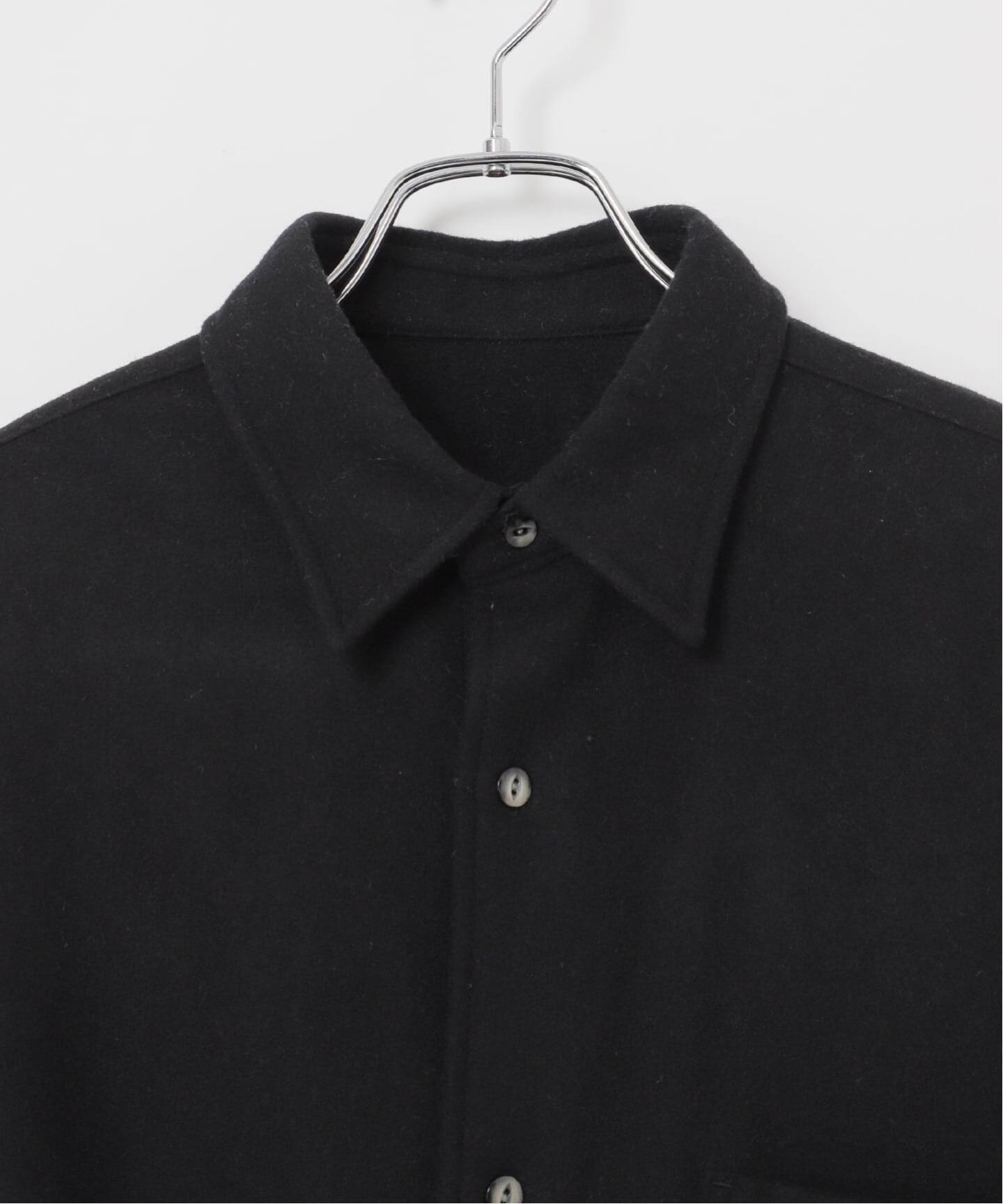 BOYCOM/ボイコム】ビーバー加工 ウールレギュラーカラーシャツ（シャツ