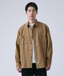 ウォッシュ加工 オーバーサイズ レギュラーカラーシャツ