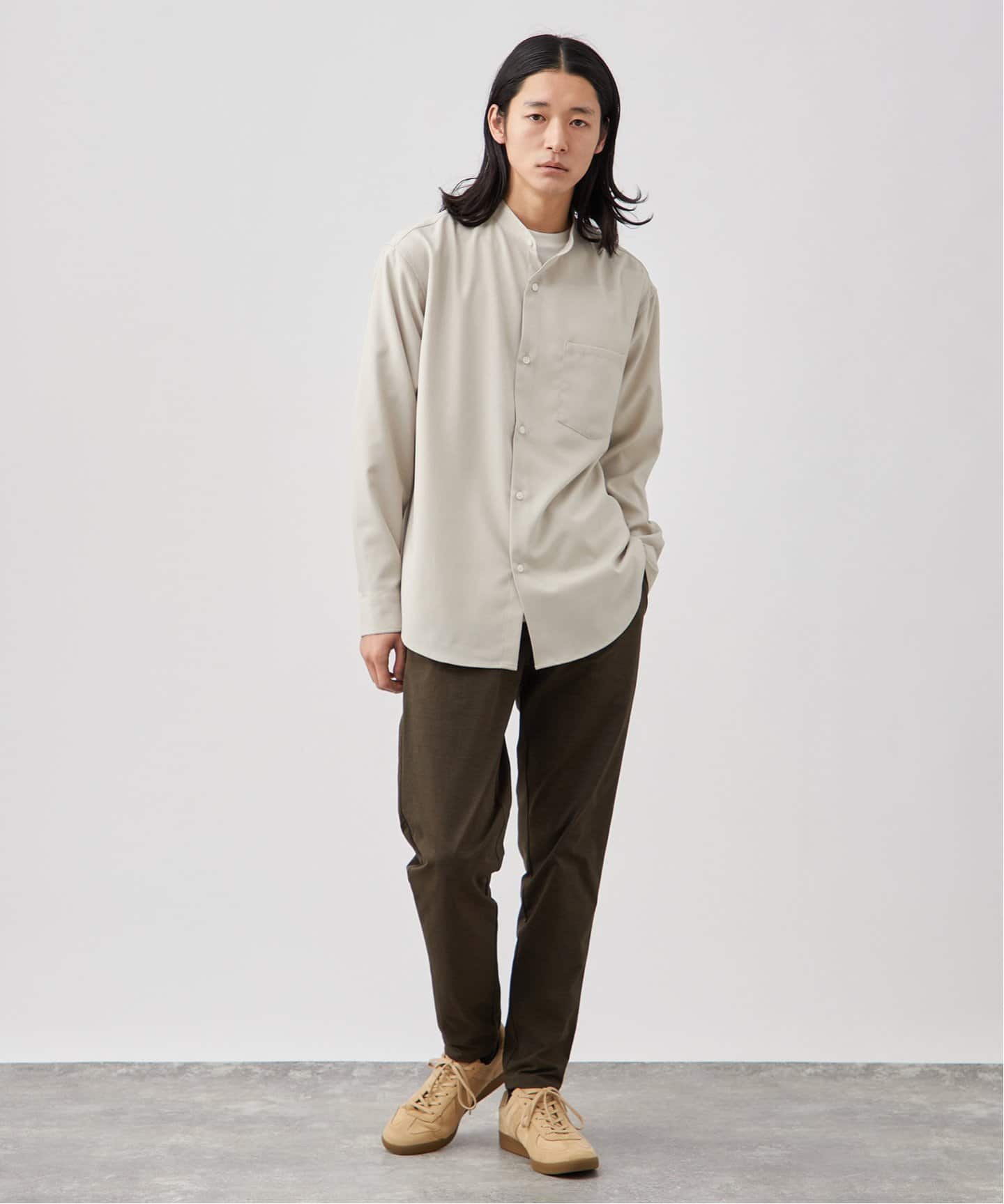 h*y様 MARKAWARE クリーム色 長袖シャツ サイズ1 h*y様 MARKAWARE クリーム色 長袖シャツ サイズ1 - メルカリ