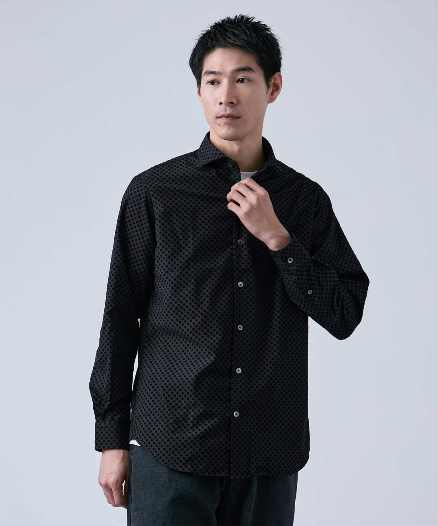 フロッキープリント スポーツシャツ（シャツ／ブラウス）｜B.C STOCK
