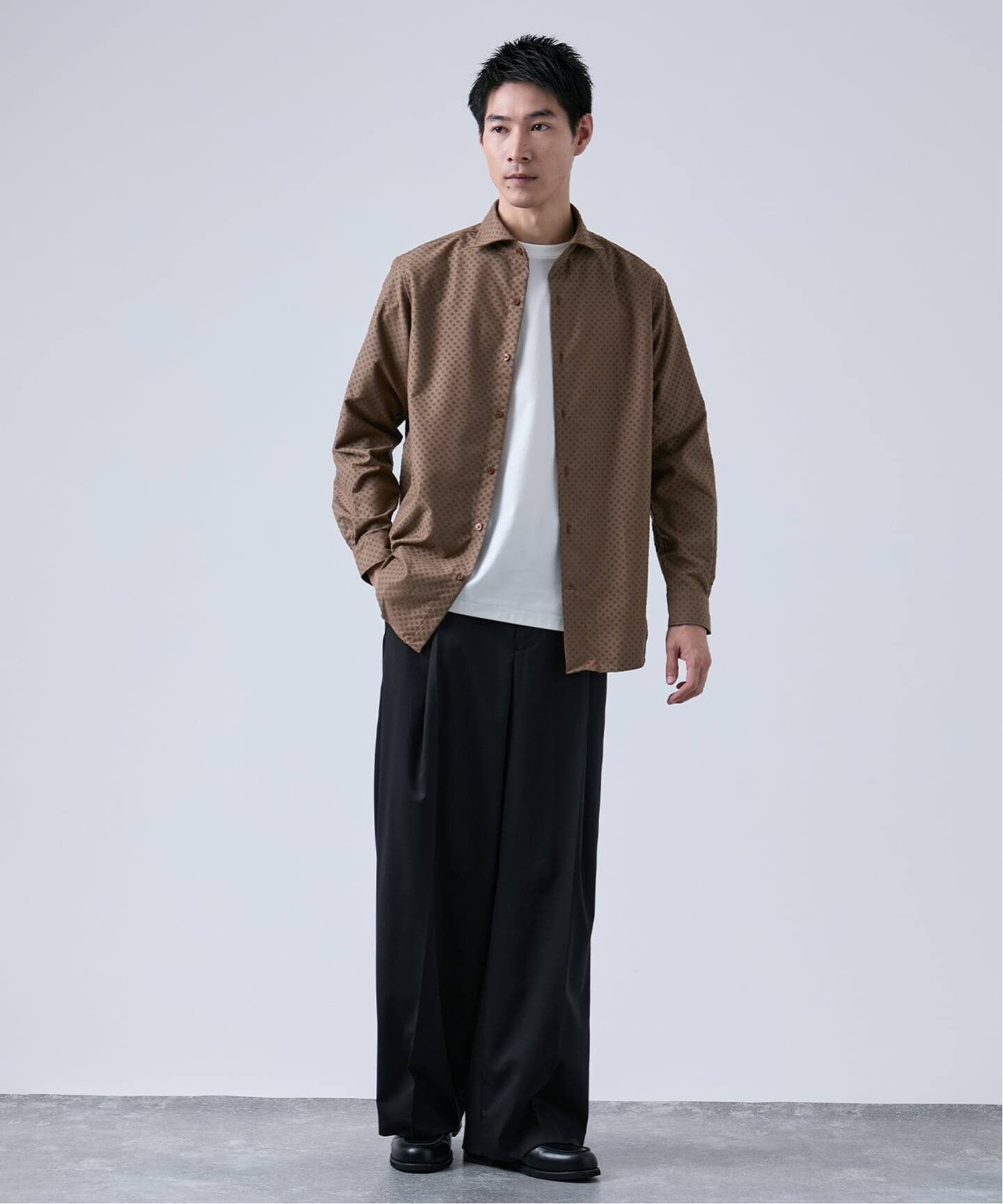 フロッキープリント スポーツシャツ（シャツ／ブラウス）｜B.C STOCK