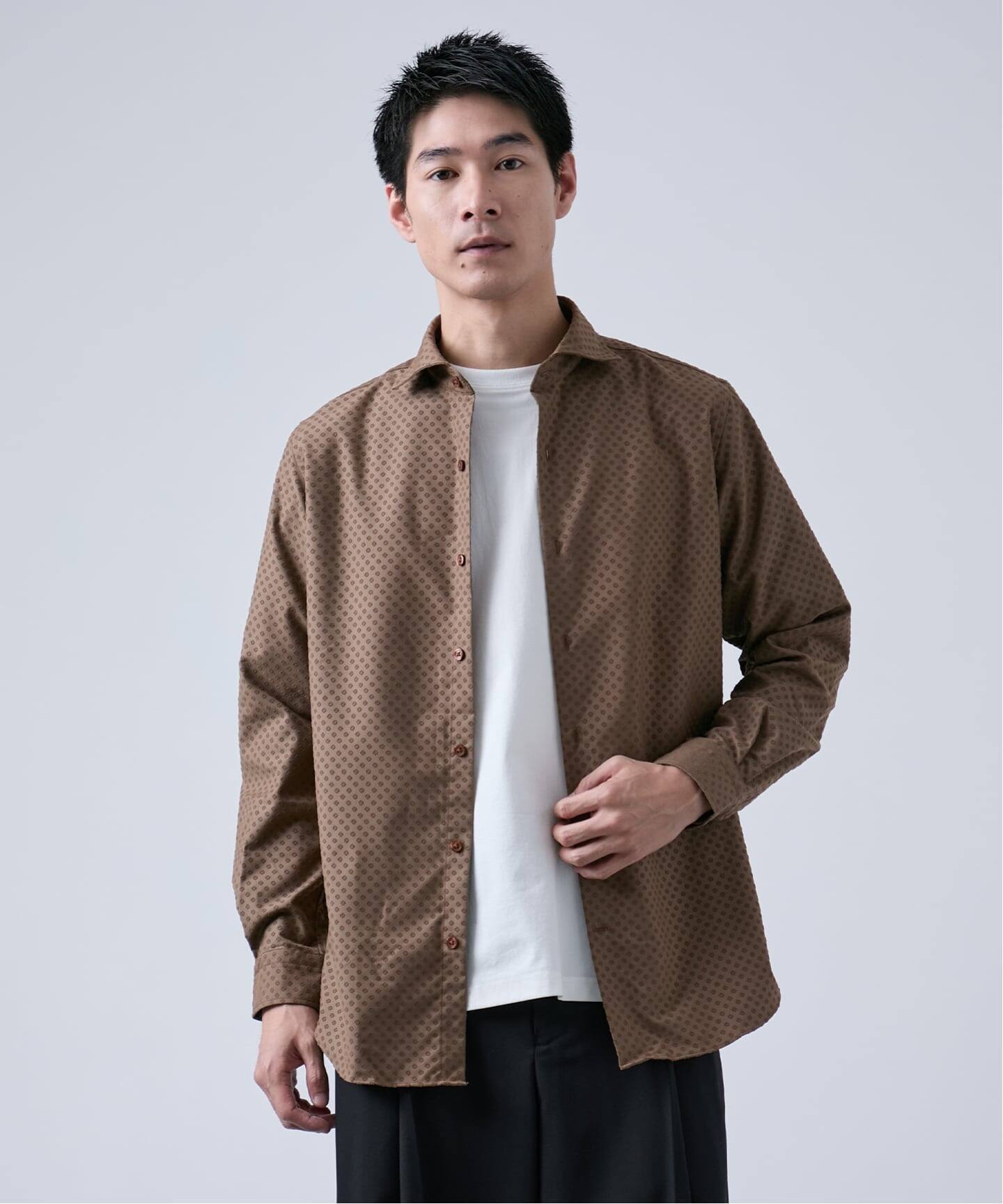フロッキープリント スポーツシャツ（シャツ／ブラウス）｜B.C STOCK