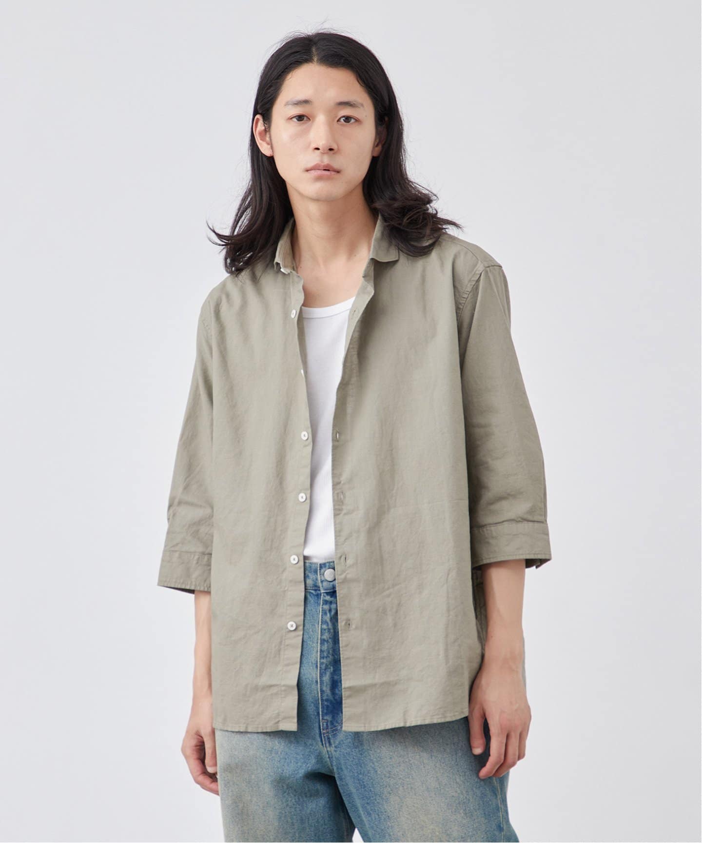 Curensology &RC コットンリネンデニムベスト シャツ Curensology（カレンソロジー）の「Curensology(カレンソロジー