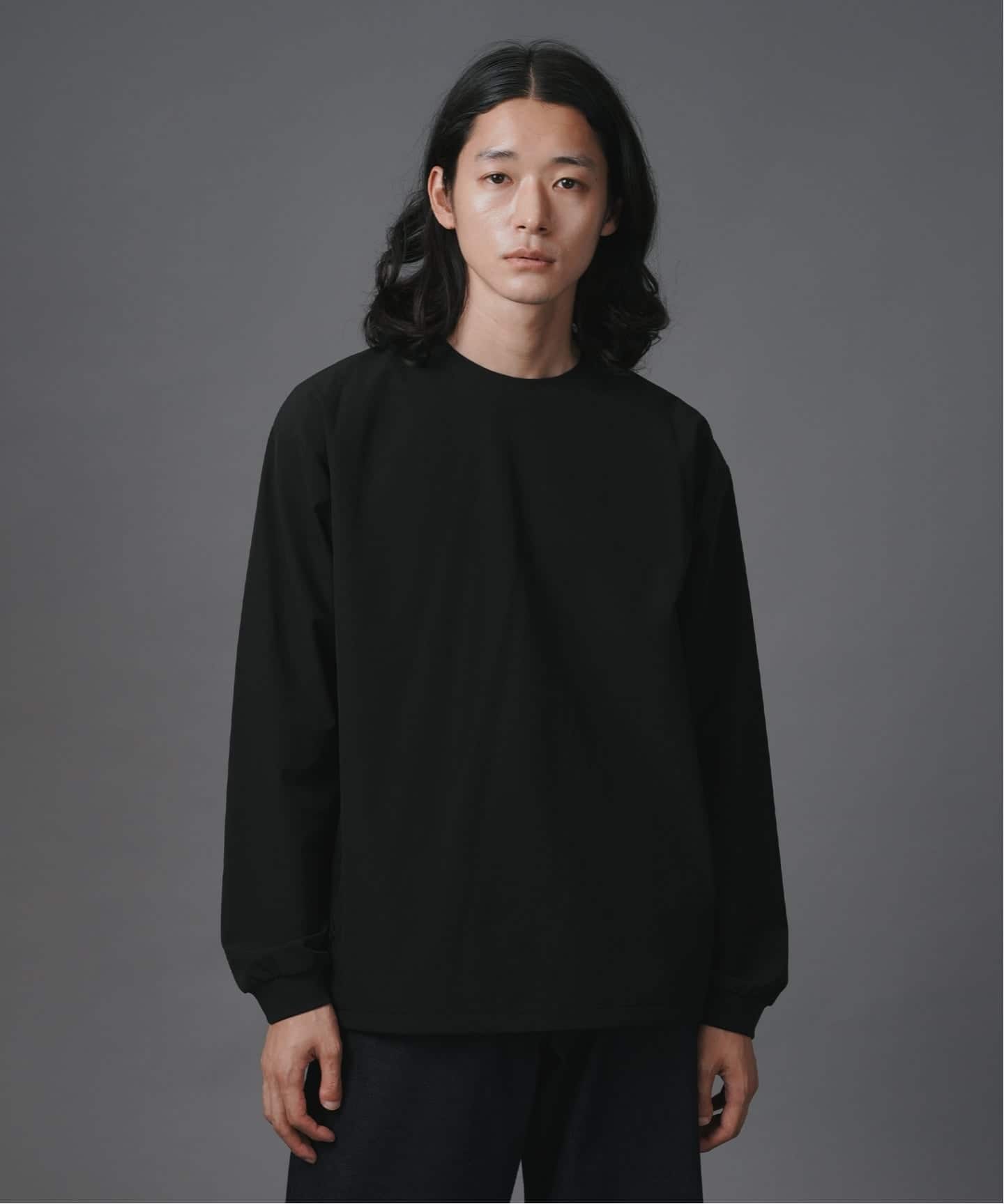 [HYKE] 12186 - クルーネックプルオーバーTシャツ ヘビーピューリティージャージー クルーネックプルオーバー
