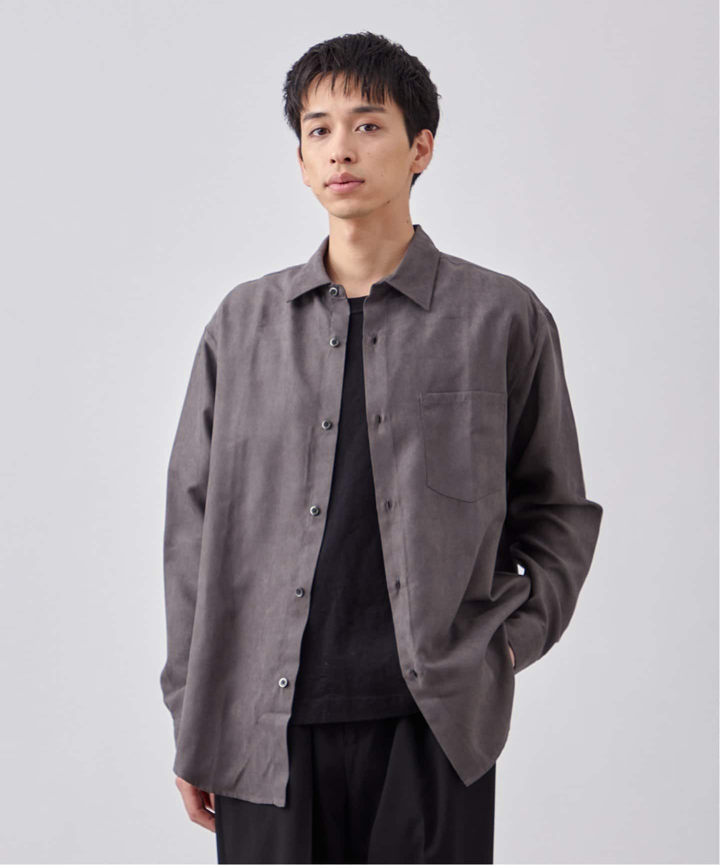 フェイク スエードシャツ（シャツ／ブラウス）｜B.C STOCK（ベーセー