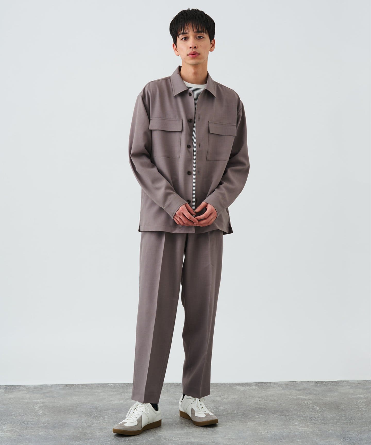 ドライタッチオックス CPOシャツ（シャツ／ブラウス）｜B.C STOCK