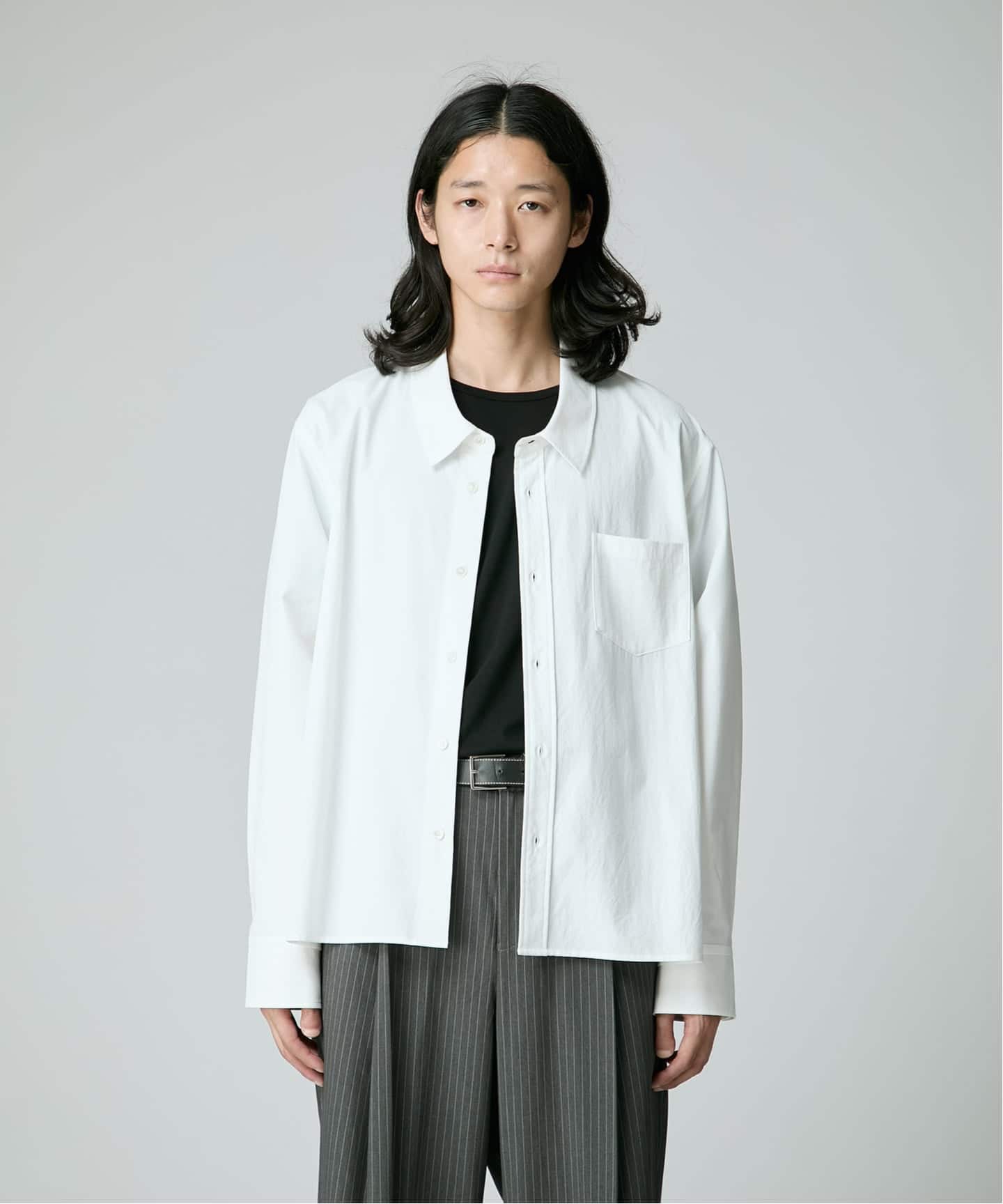 MAHF Vルックプルオーバーシャツ XXL CB 全2色【FULLCOUNT/フルカウント】「Basic Chambray Shirts