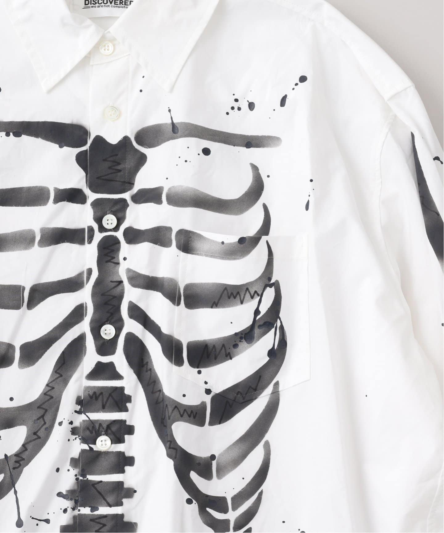 DISCOVERED / ディスカバード BONE AIR BRUSH SHIRTS（シャツ