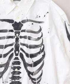 DISCOVERED / ディスカバード BONE AIR BRUSH SHIRTS（シャツ 